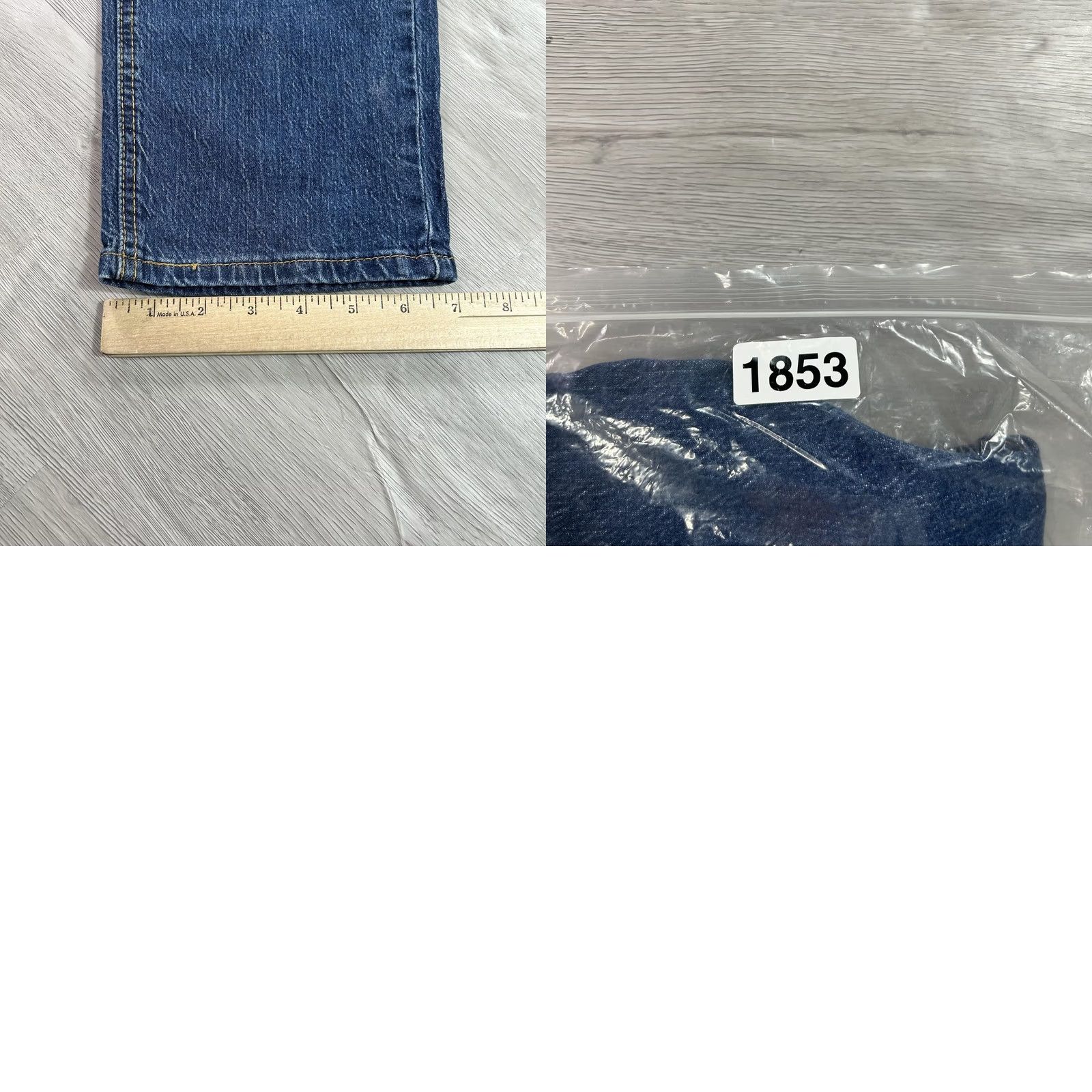 Levi's Levi's 541 Athletic Jeans Mens 30x32 Blue Medium Wash Straight Stretch Denim Pants Size US 30 / EU 46 - 9 Thumbnail