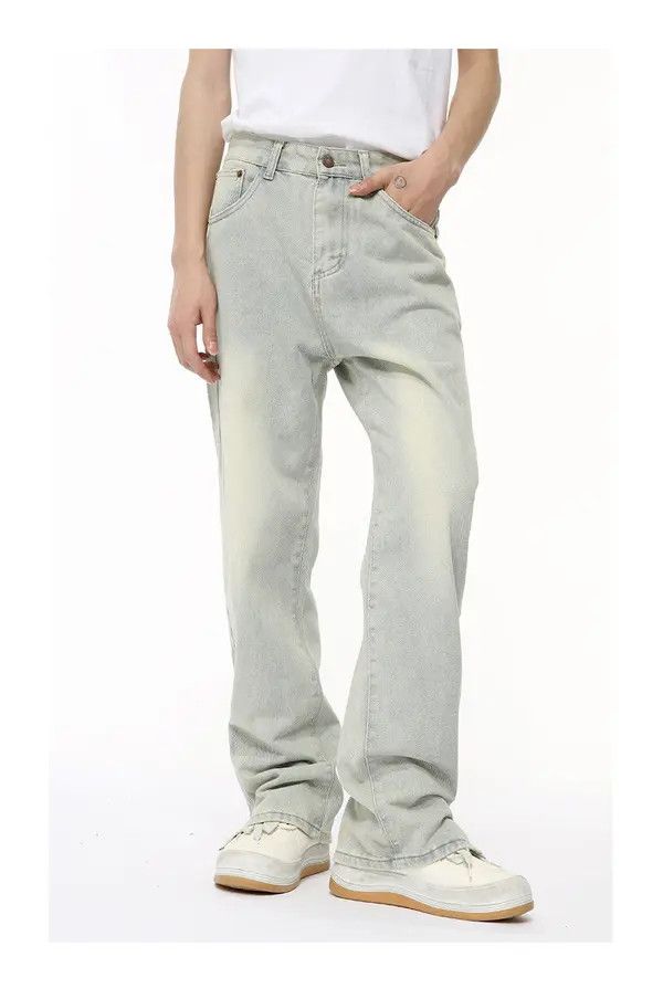 Japanese Brand Mitsui x Mint High Street Distressed Slit Zipper Jeans Size US 32 / EU 48 - 3 Thumbnail