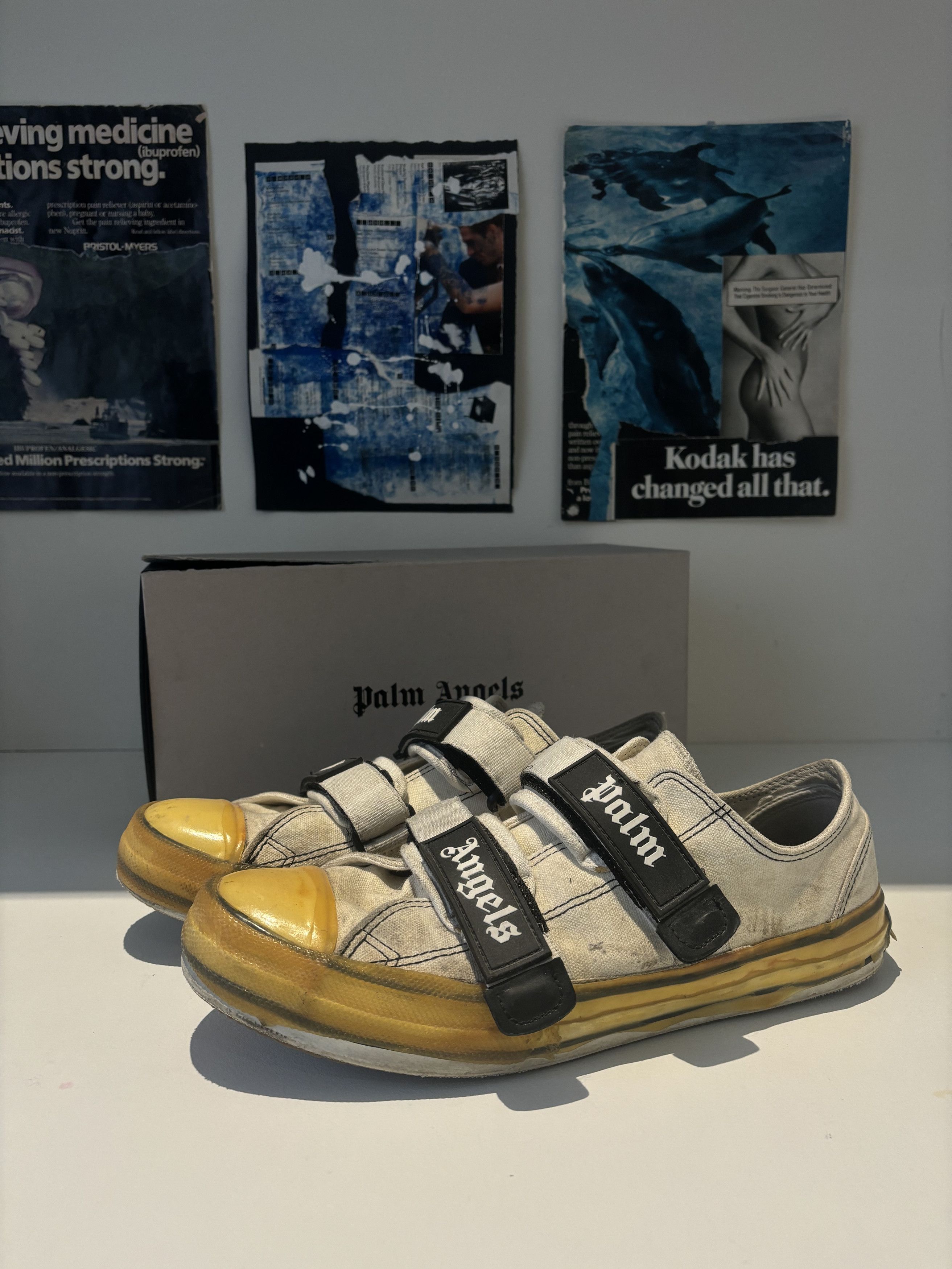 Palm Angels Palm Angels Velcro Logo Sneaker Size US 10 / EU 43 - 1 Thumbnail