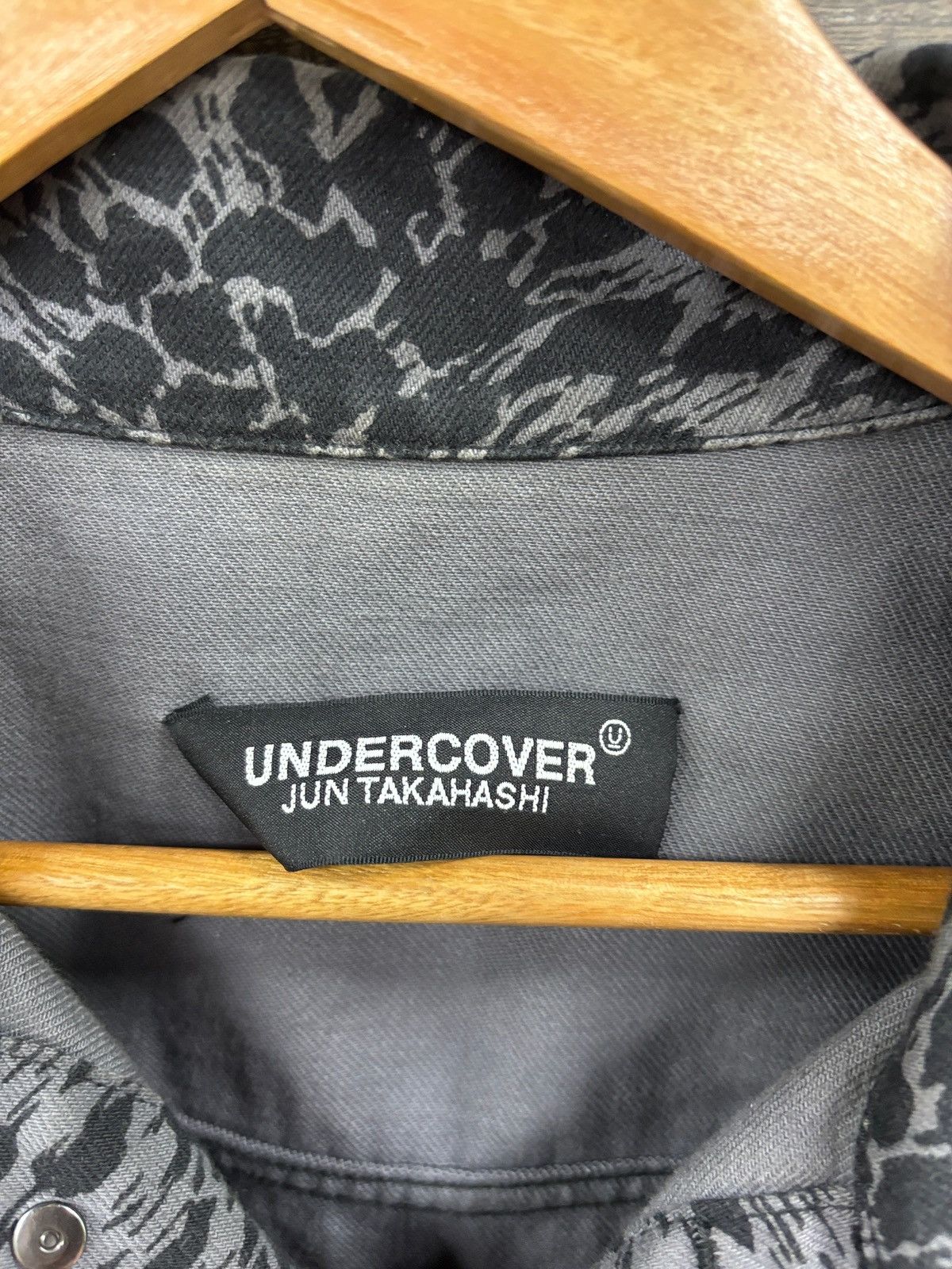 Undercover 4-Undercover Cream Soda Leopard Print Trucker Jacket Size US L / EU 52-54 / 3 - 2 Thumbnail