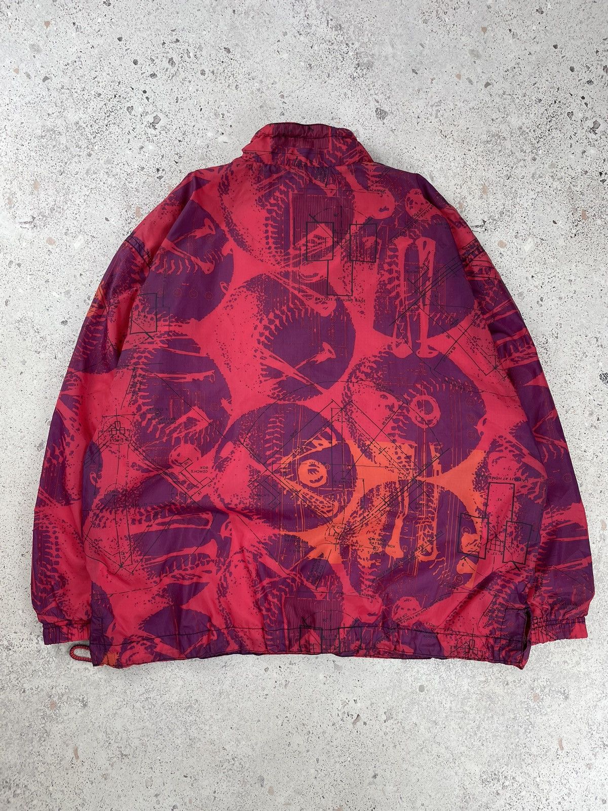 Nike × Vintage Vintage Nike Nylon Zip Anorak Windbreaker Jacket Drill Size US XL / EU 56 / 4 - 11 Thumbnail
