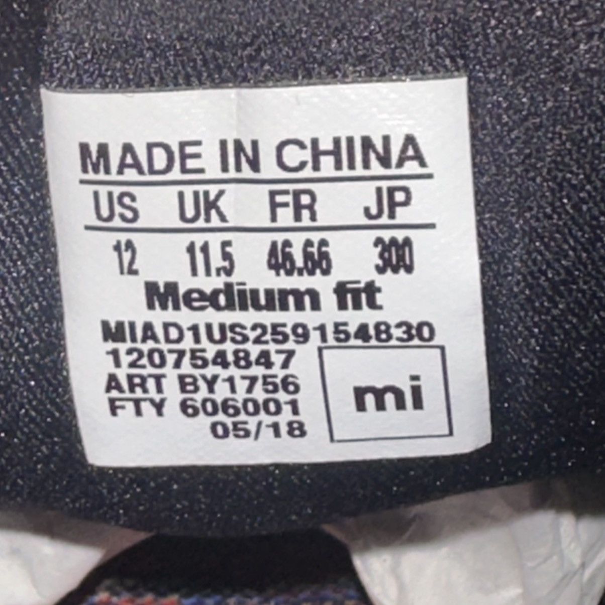 Size 12 adidas UltraBoost Rainbow Heel Black BY1756 Miadidas