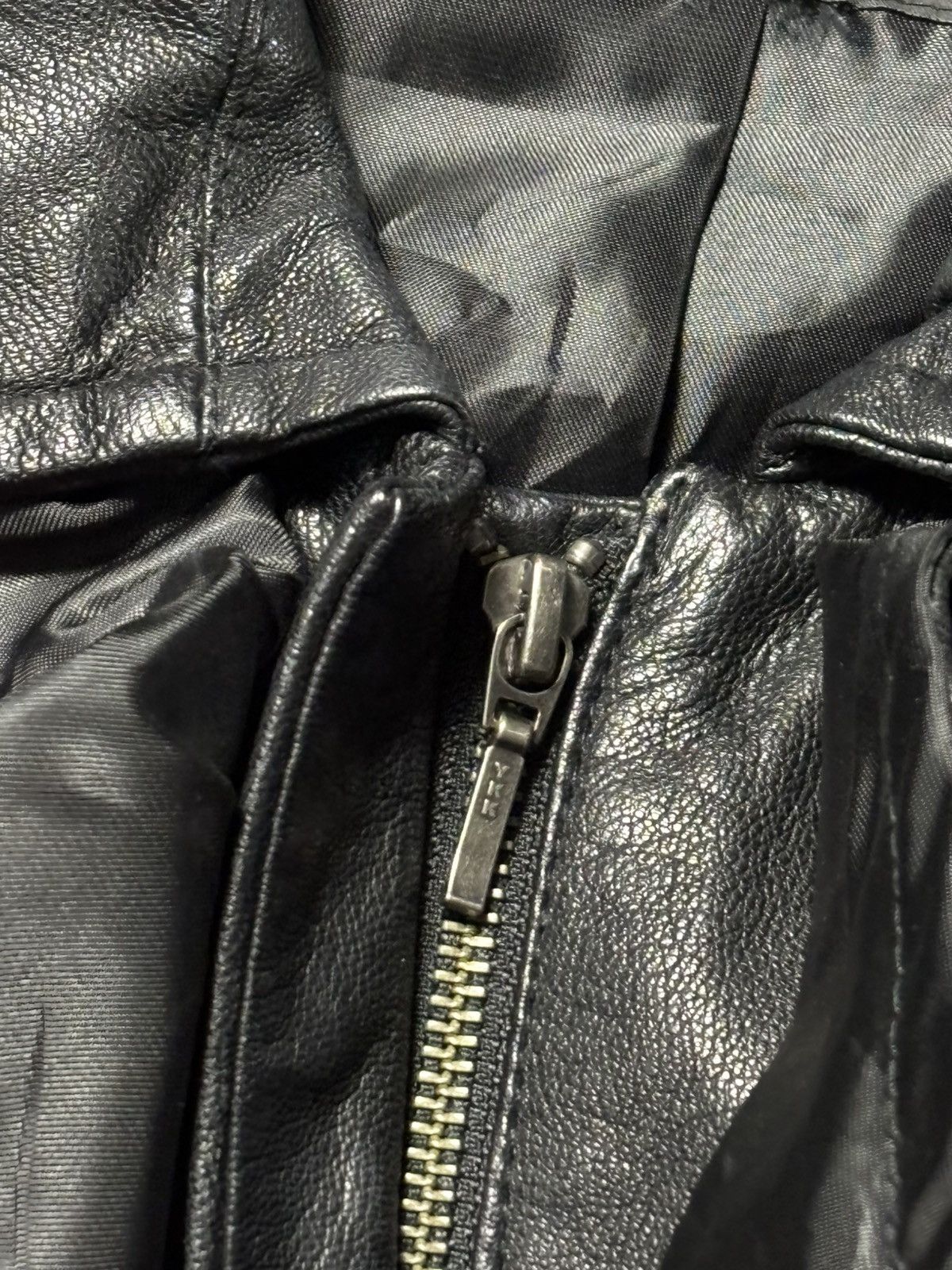 Vintage Avant Garde Cropped leather jacket Size S / US 4 / IT 40 - 7 Thumbnail