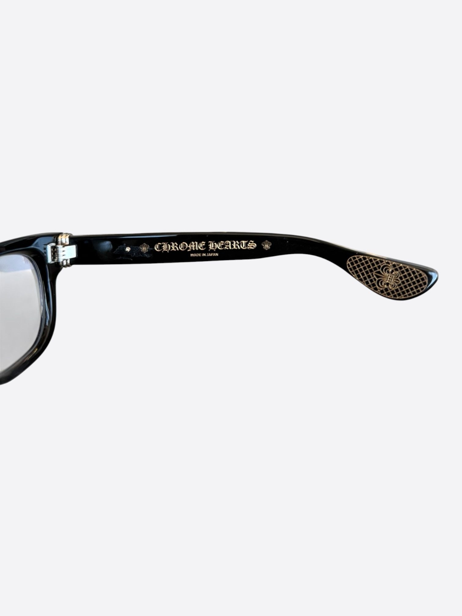Chrome Hearts Chrome Hearts Black & Gold Cuntvoluted Glasses Size ONE SIZE - 5 Thumbnail