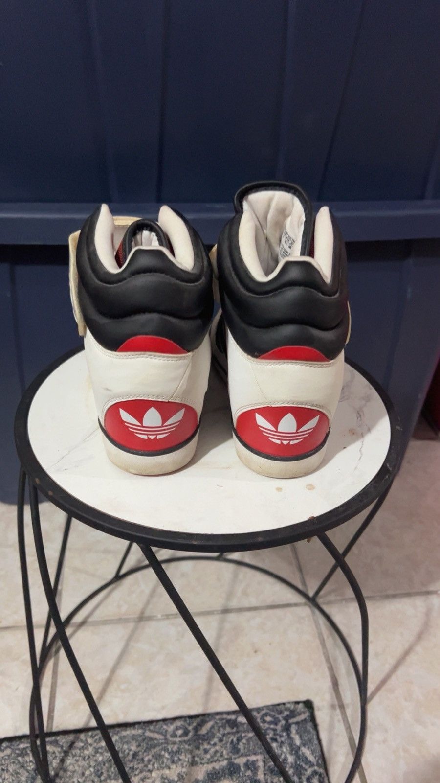Adidas Adidas hightop wedge sneaker Size US 7.5 / IT 37.5 - 4 Thumbnail