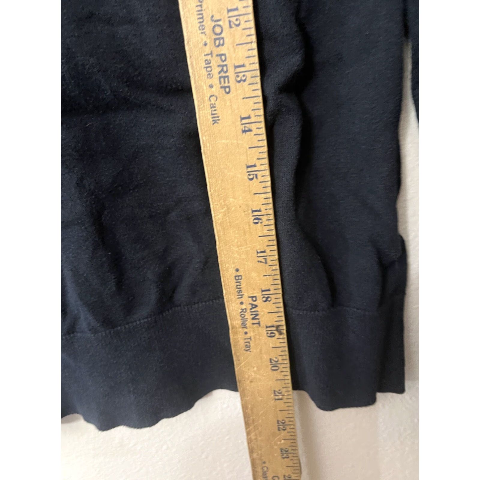 H&M H&M Basic V Neck Pullover Sweater Women's Small Black Long Sleeve Size S / US 4 / IT 40 - 5 Thumbnail