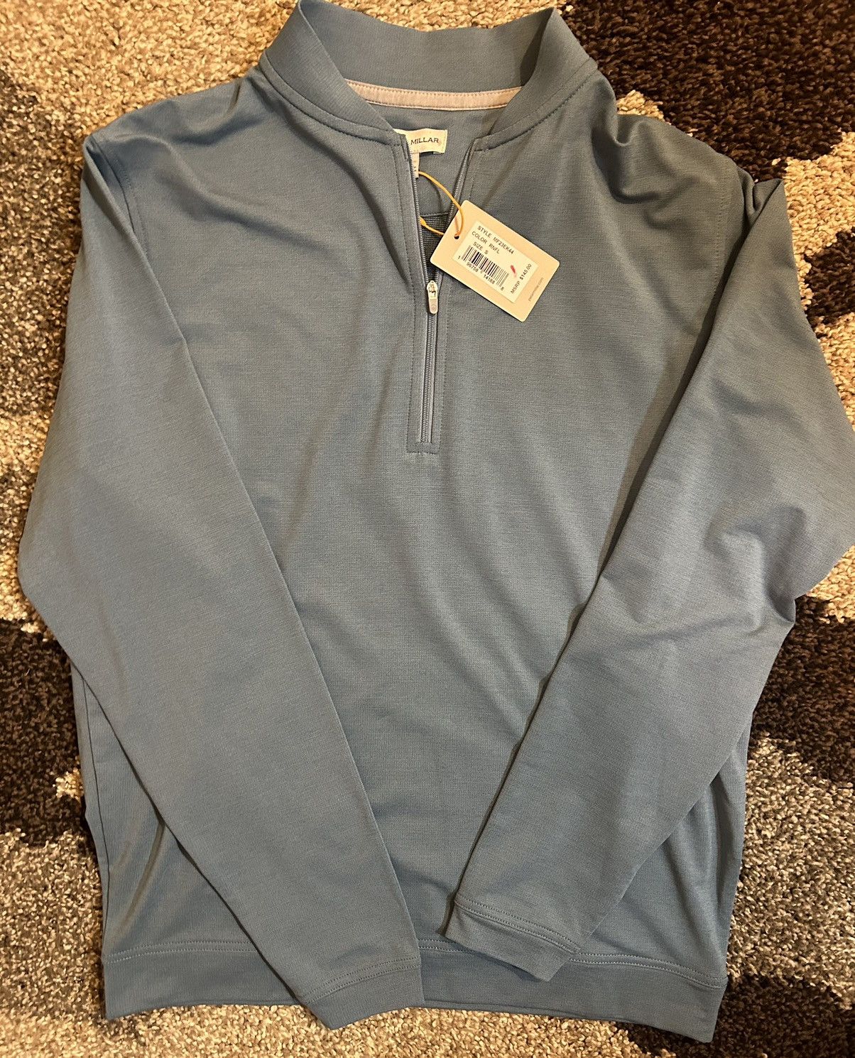 Peter Millar Peter Millar Ross Performance Baseball Collar Quarter Zip S Size US S / EU 44-46 / 1 - 1 Thumbnail