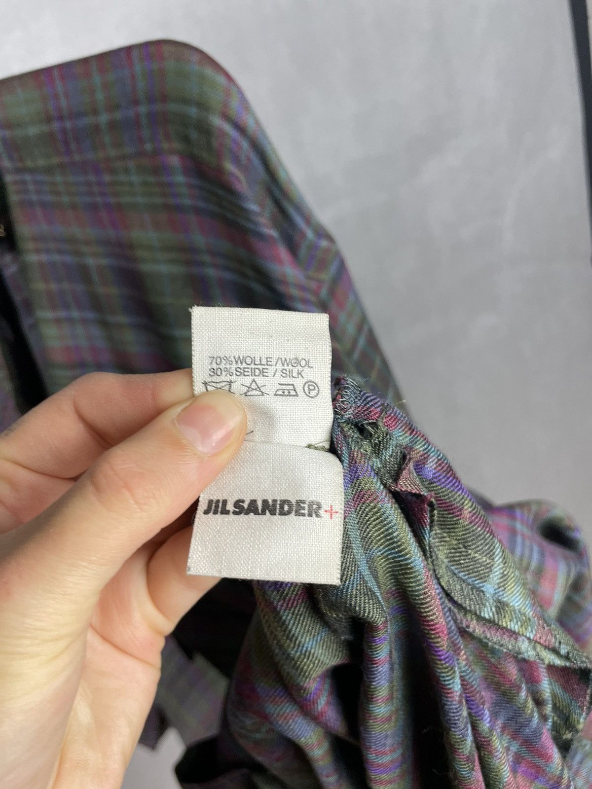 Jil Sander Jil Sander 80s silk wool dress vintage Size L / US 10 / IT 46 - 10 Thumbnail
