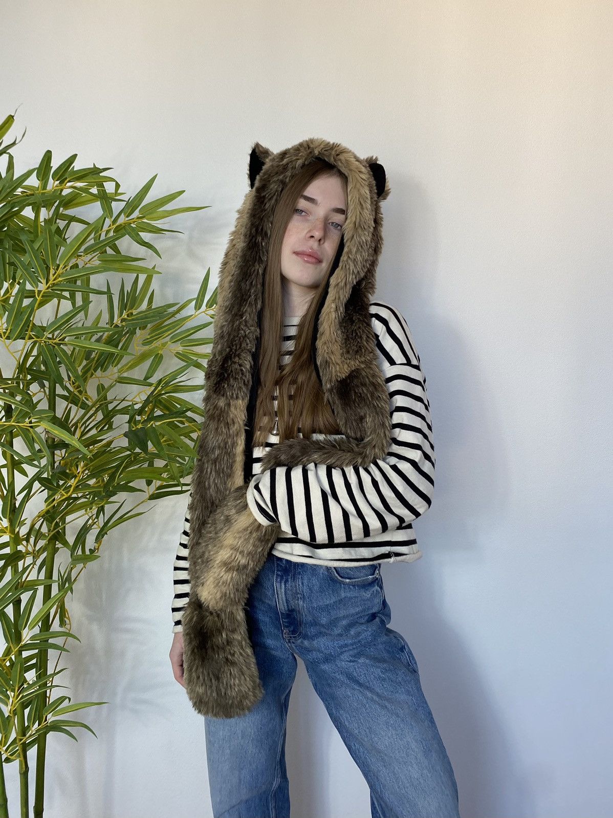 Vintage VINTAGE BEAR FLUFFY FUR MOHAIR TEDDY USHANKA AVIATOR HAT Size ONE SIZE - 5 Thumbnail