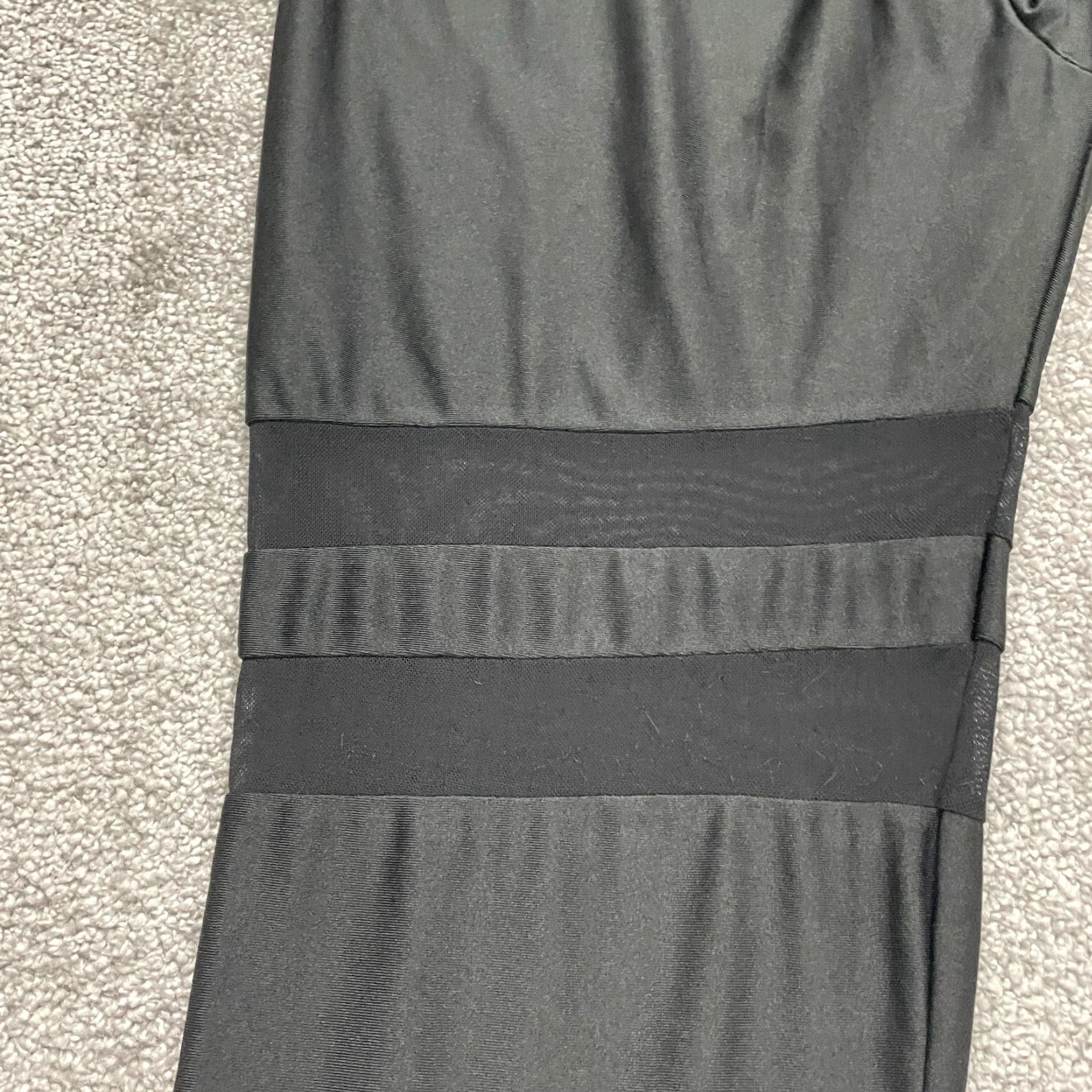 Shein Shein Black Pants Women's XL Straight Leg Activewear Trousers Athletic Jogging Yoga Gym 28x28.5 Size 40" / US 18 - 4 Thumbnail