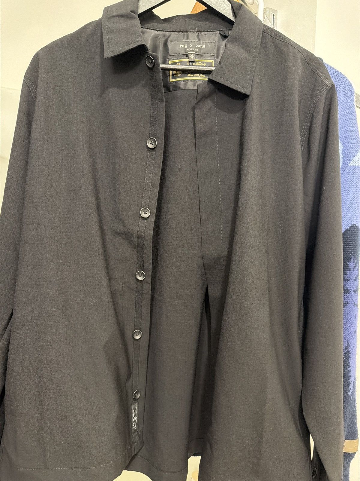 Rag & Bone Rag and Bone Hyde Wool-Blend Ripstop Shirt Jacket Size US M / EU 48-50 / 2 - 1 Thumbnail