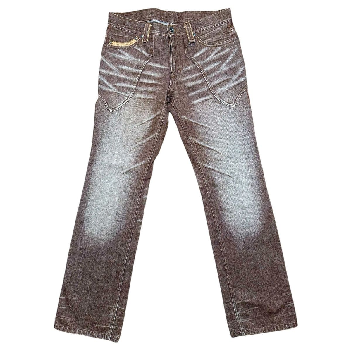 image of Archival Clothing x Nicole Club Archive Japanese Denim Jeans in Stone, Men's (Size 33)