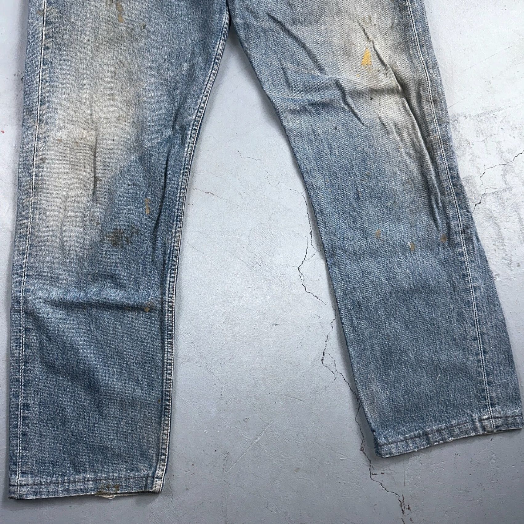 Levi's VINTAGE Levi's 501 Jeans Straight Fit Men 40x36 Light Wash 90s Y2K Cotton denim Size US 40 / EU 56 - 3 Thumbnail