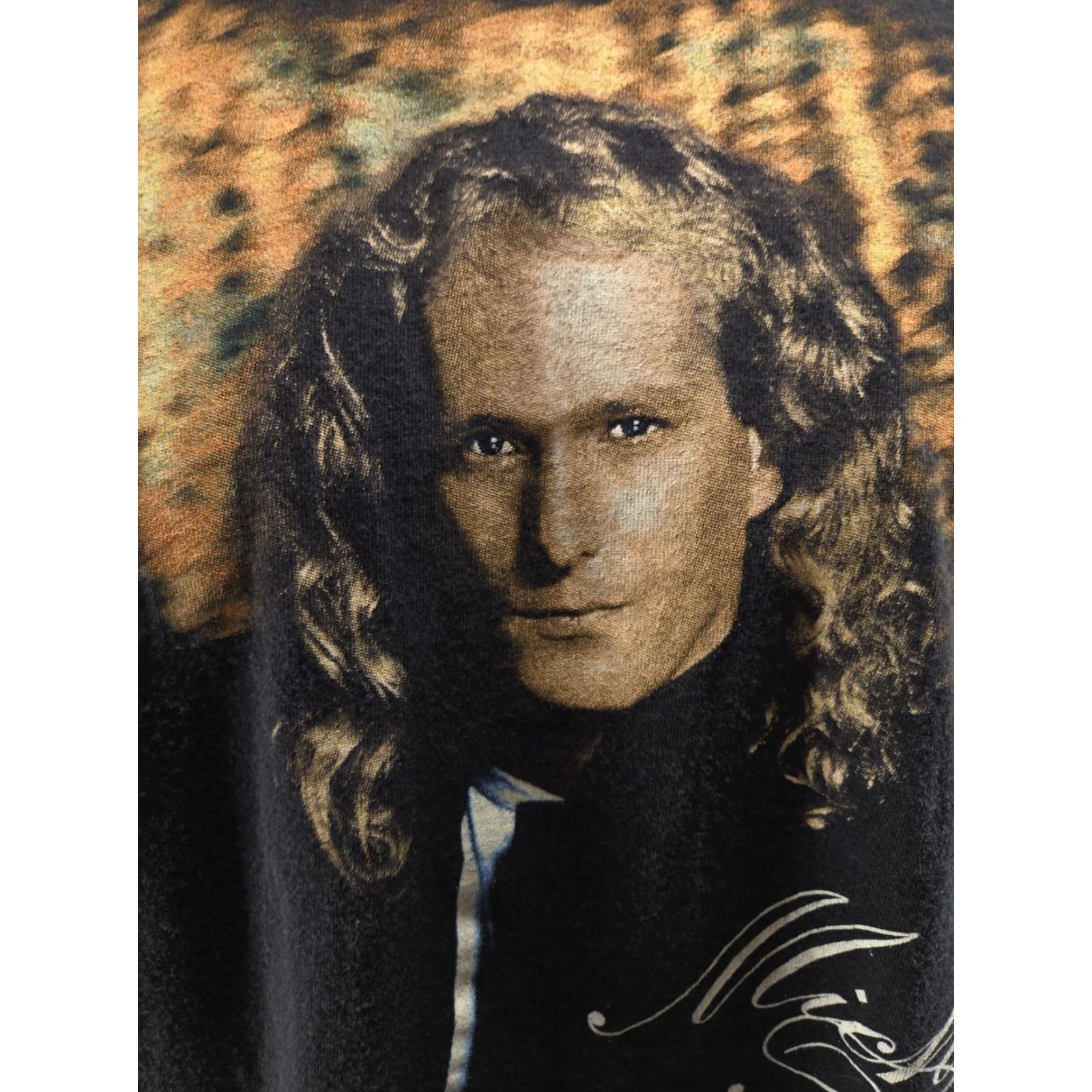 Hanes VINTAGE Hanes T-Shirt Michael Bolton 1994 World Tour 90s Shirt XL Black Short Sleeve Mens Size US XL / EU 56 / 4 - 6 Thumbnail