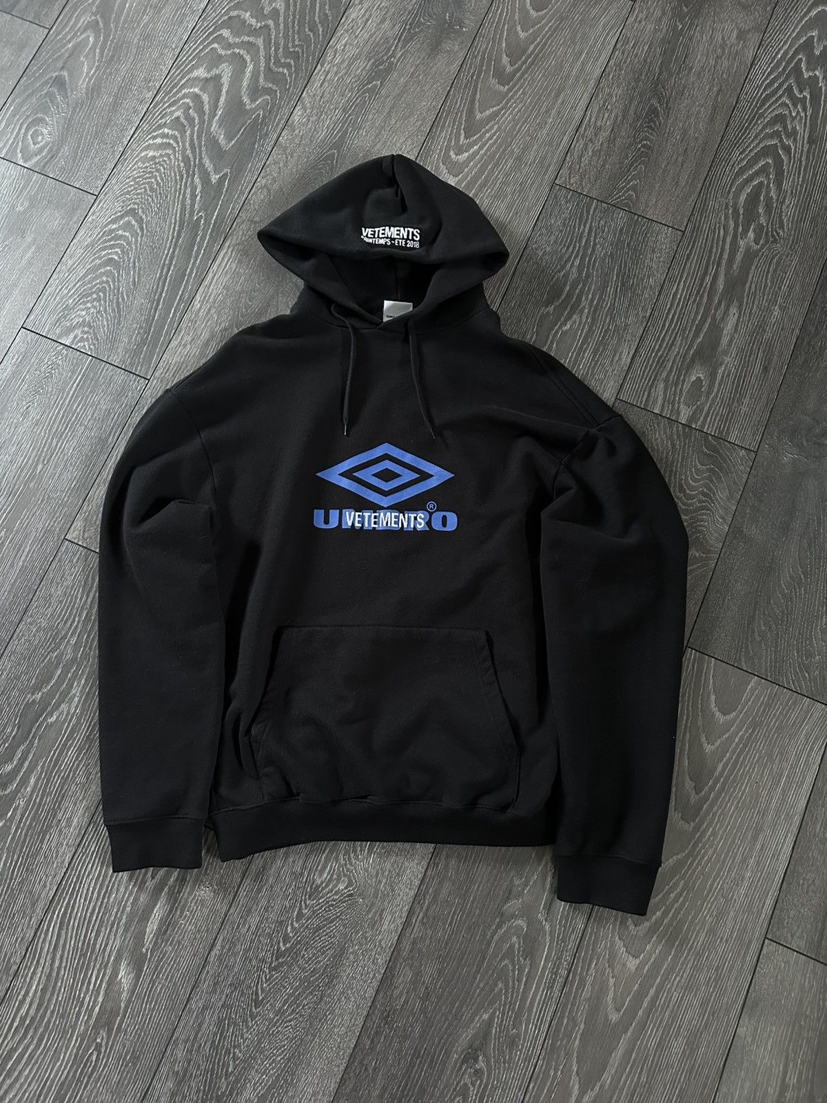 Vetements Vetements Russian Idol Oversized Black Hoodie