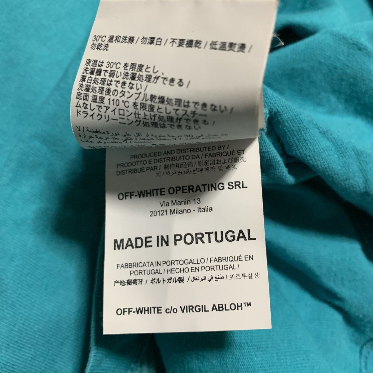 Off-White Off White Small Dripping Arrows Blue Tee Virgil Abloh Size US S / EU 44-46 / 1 - 9 Thumbnail