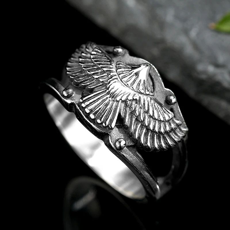Japanese Brand × Jewelry × Vintage Flying Eagle Ring Size ONE SIZE - 4 Thumbnail