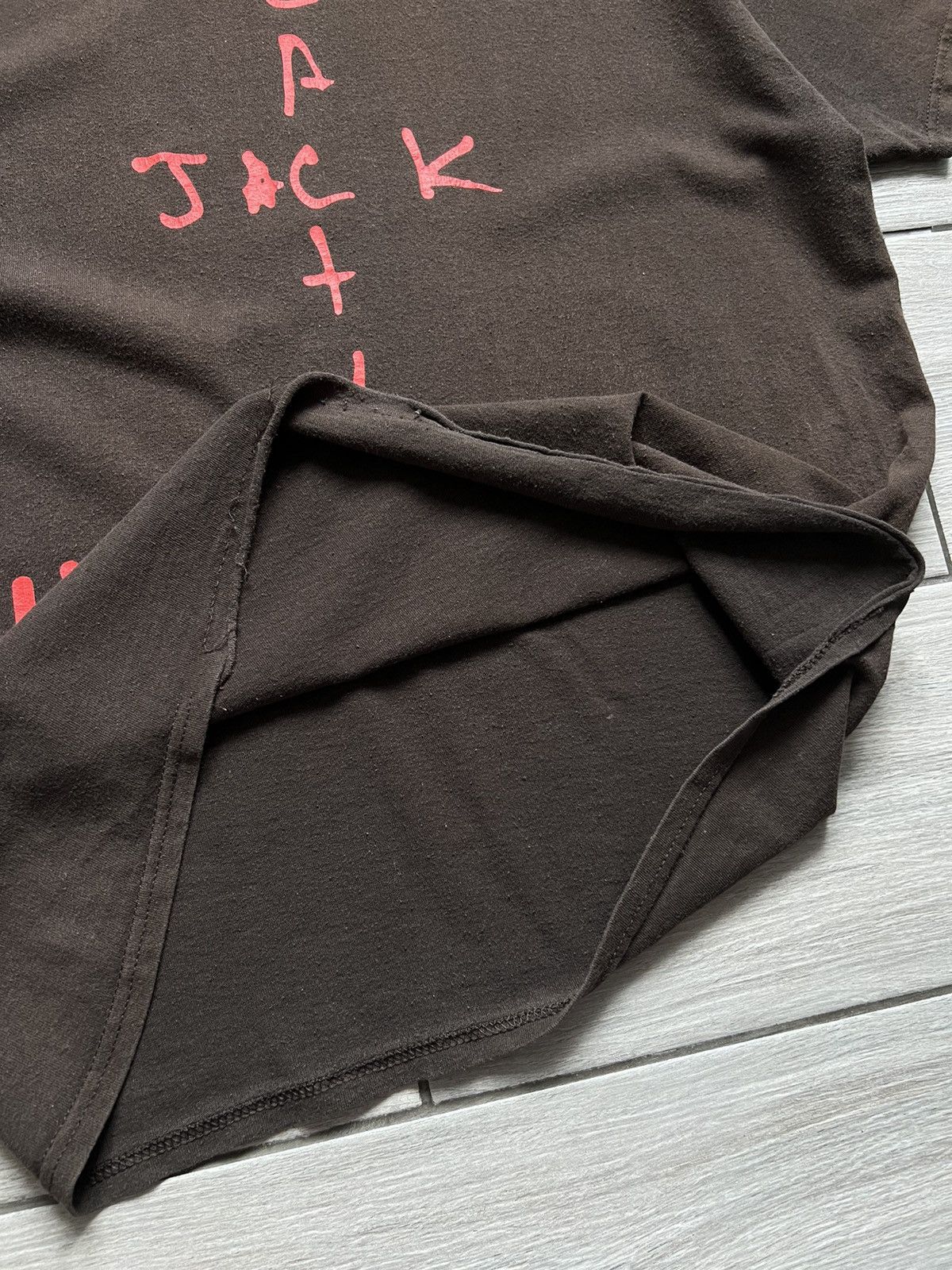 Band Tees × Rap Tees × Snipes T-shirt Nike cactus jack Travis Scott Brown Size L Size US L / EU 52-54 / 3 - 11 Thumbnail