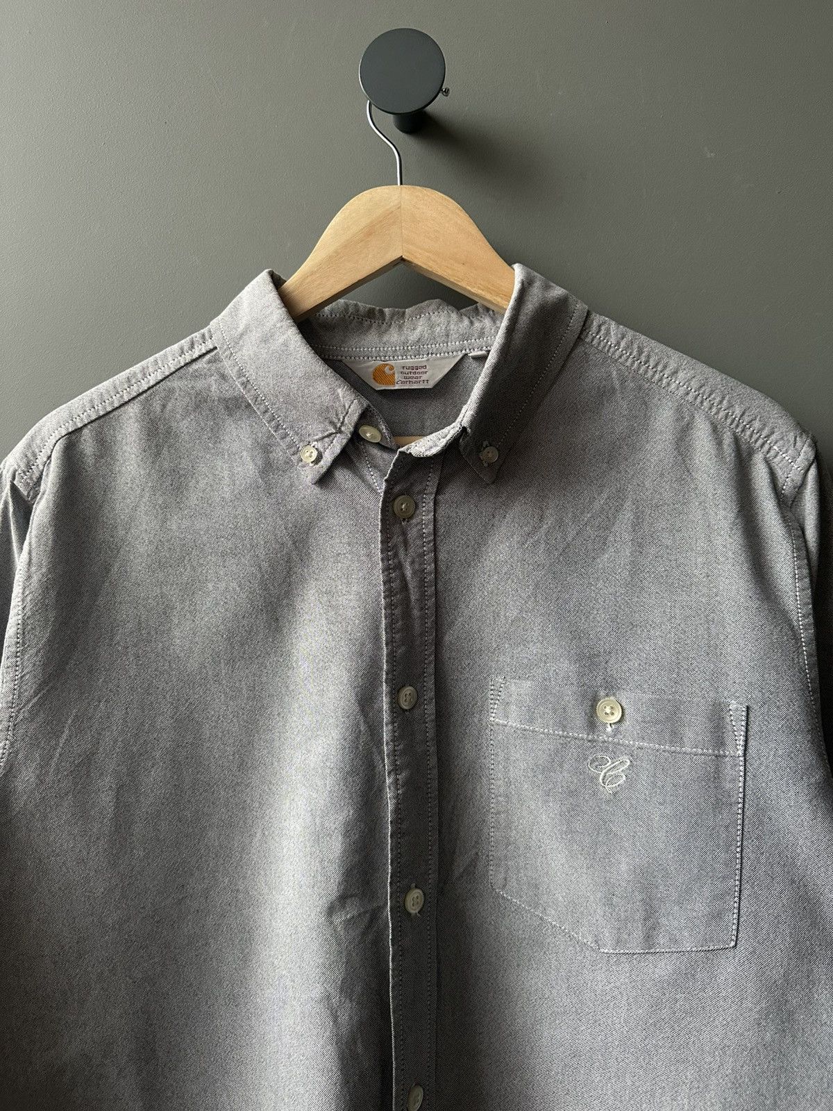 Carhartt Carhartt LS Oxford Cotton Shirt Size L Size US L / EU 52-54 / 3 - 2 Thumbnail