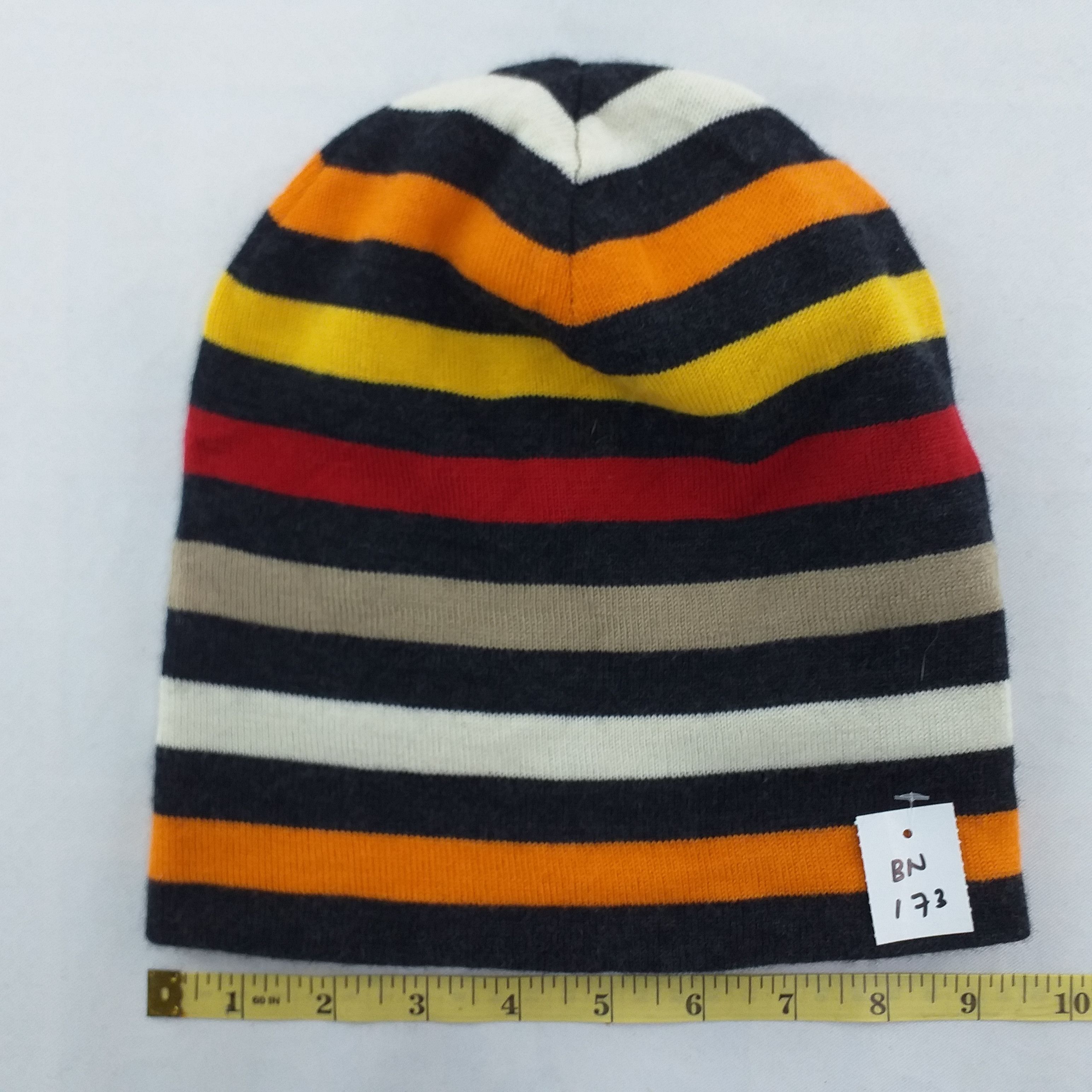 Japanese Brand Colorful Stripe Snow Cap Hat Beanie -BN173 Size ONE SIZE - 3 Thumbnail