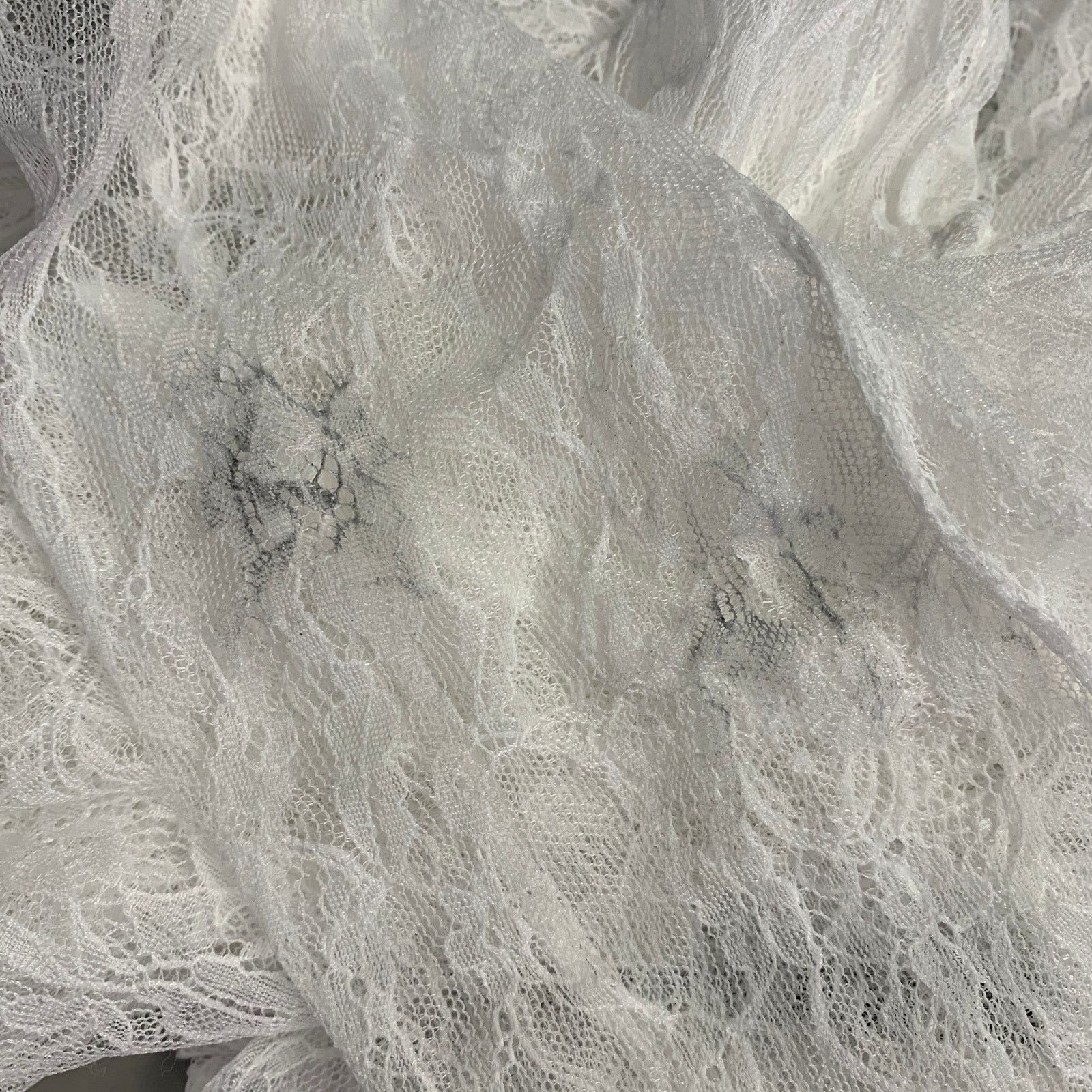 Other Size M White See Through Polyester Lace Bodysuit Size M / US 6-8 / IT 42-44 - 8 Thumbnail