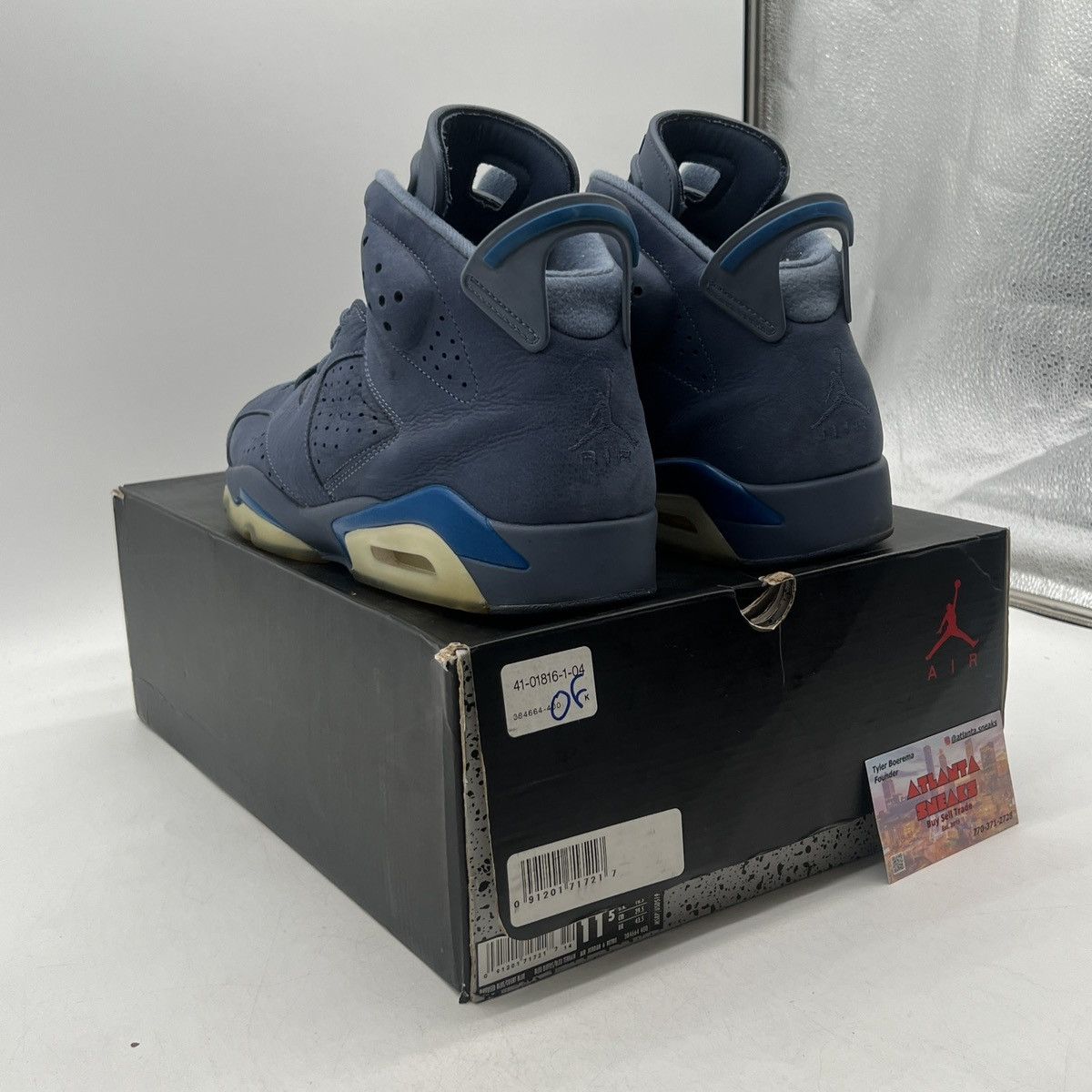 Jordan Brand Air Jordan 6 diffused blue Size US 11.5 / EU 44-45 - 4 Thumbnail