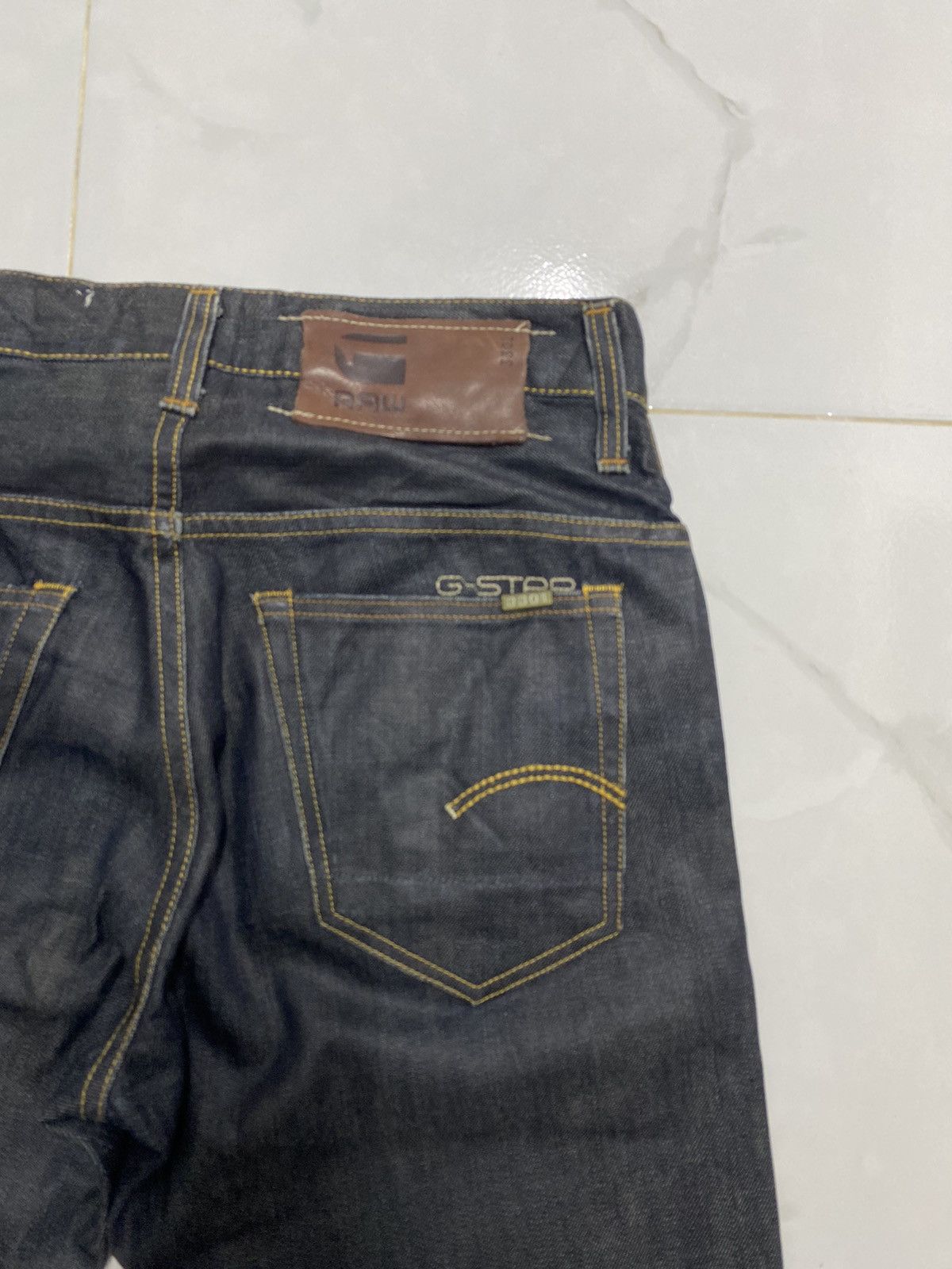 G-Star G Star Raw Waxed Denim Jeans Size US 30 / EU 46 - 9 Thumbnail