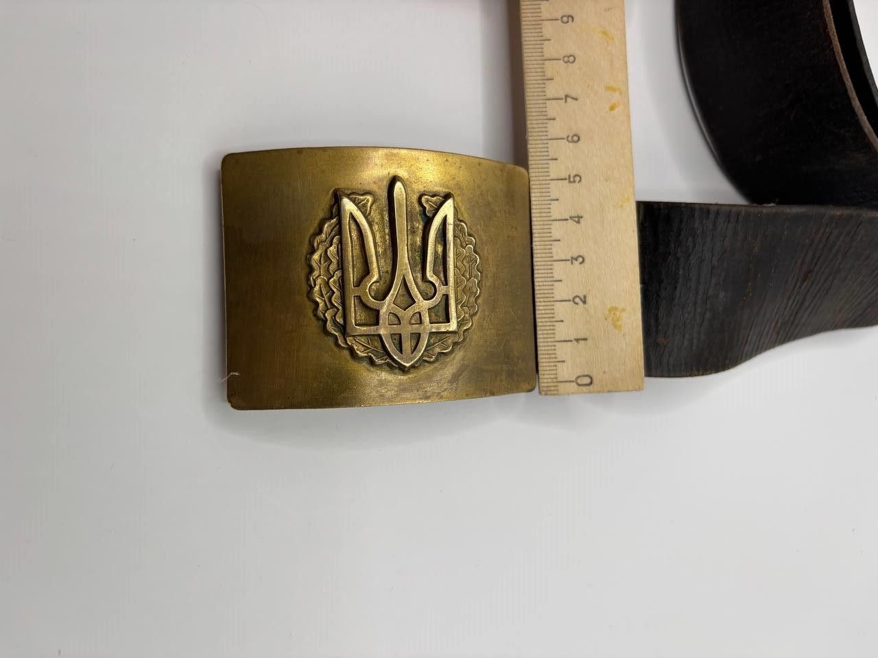 Vintage Vintage Ukrainian Army Tryzub Brass Buckle - Rare Size ONE SIZE - 3 Thumbnail