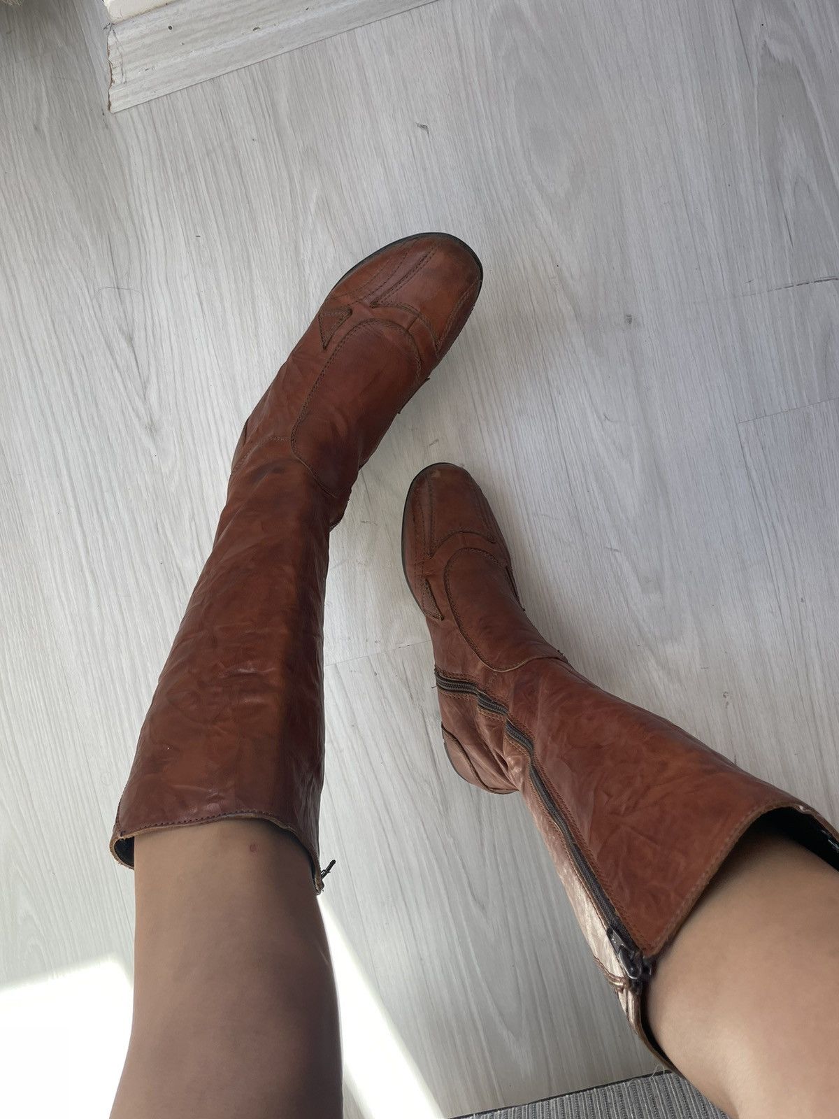 Vintage y2k leather boots Size US 6.5 / IT 36.5 - 2 Thumbnail