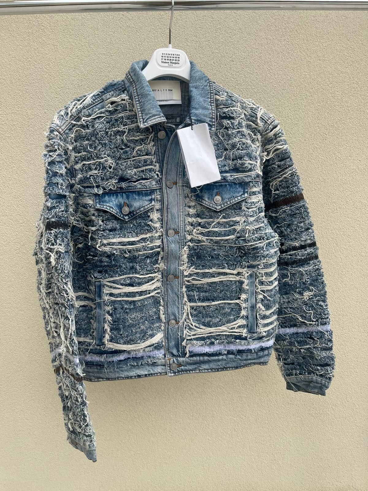 Alyx × Blackmeans Distressed Denim Jacket in Blue Size US XL / EU 56 / 4 - 3 Thumbnail