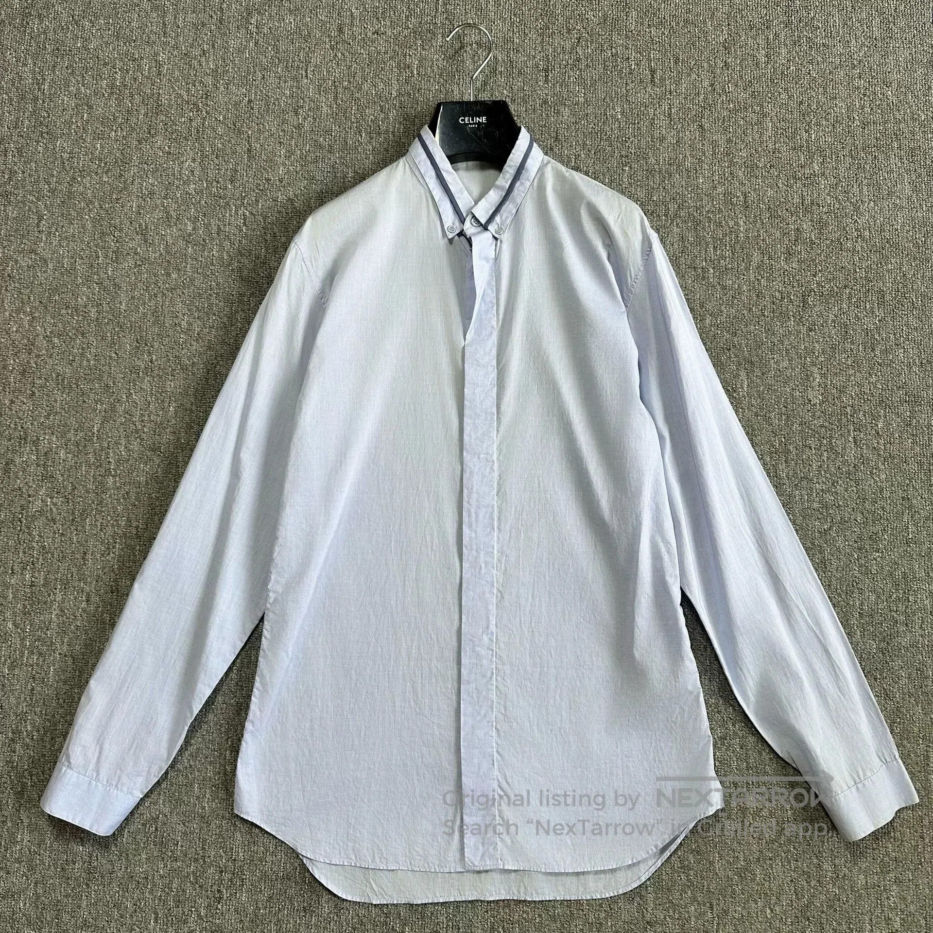 Dior Dior Haze Blue Collar Panel Shirt. Size M / US 6-8 / IT 42-44 - 1 Thumbnail