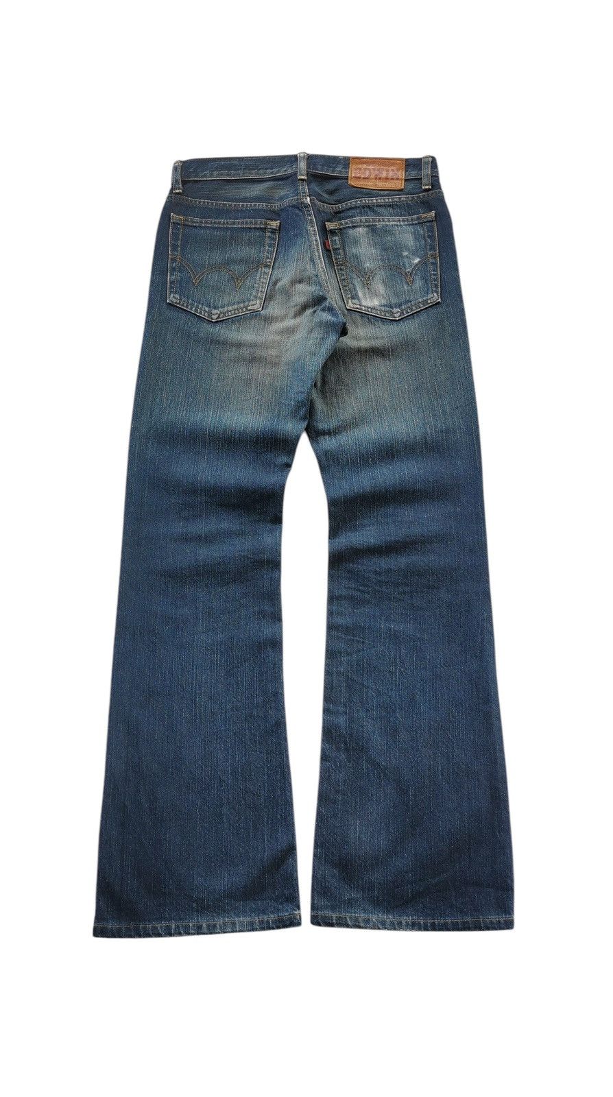 Tornado Mart Edwin 503 Rebel Boot Cut Flare Denim Jeans Size US 30 / EU 46 - 6 Thumbnail