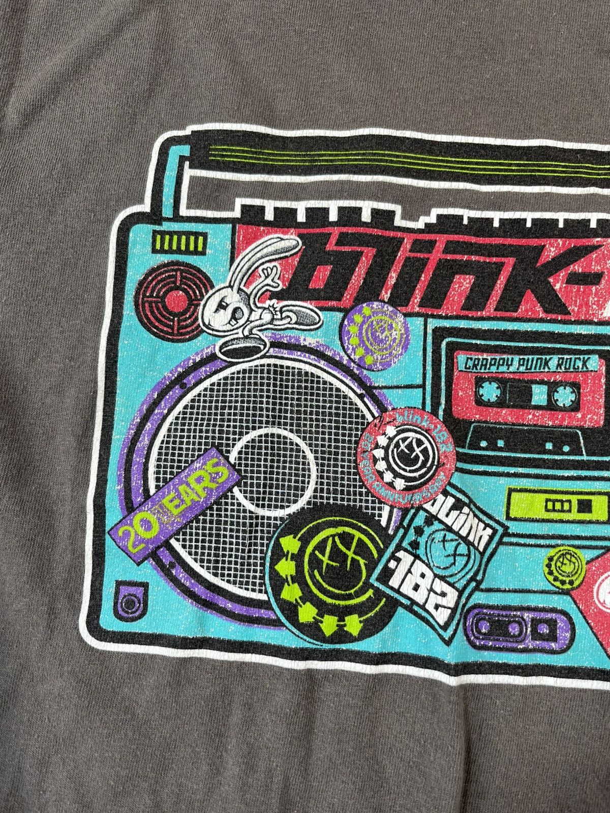 Band Tees Blink-182 2012 Tour T Shirt Crappy Punk Rock Band Size US L / EU 52-54 / 3 - 4 Thumbnail