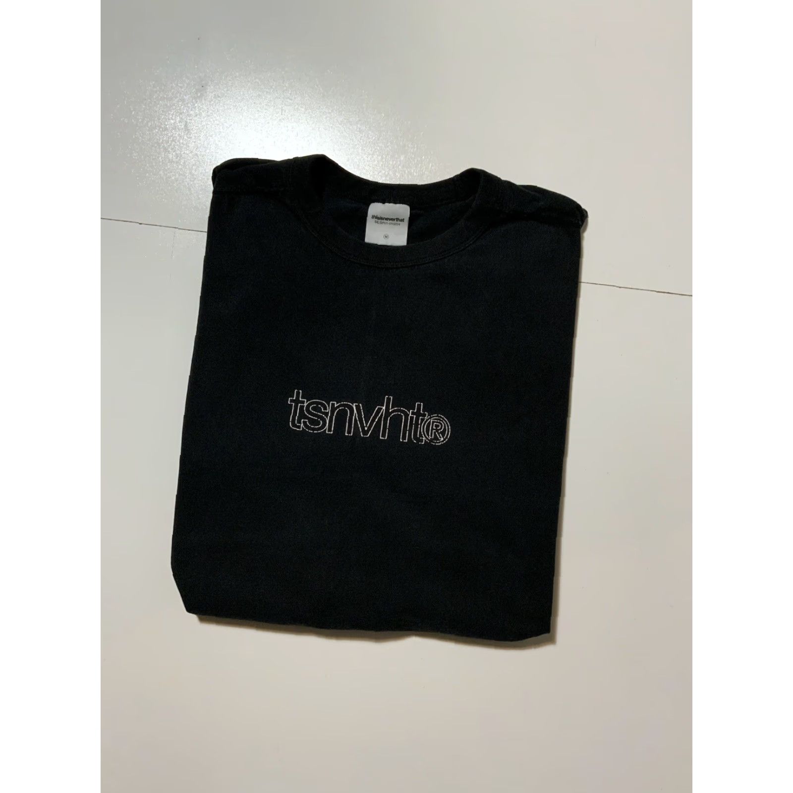 thisisneverthat VINTAGE ThisIsNeverThat Tsnvht Korea Streetwear Black Graphic Crewneck S/S T-Shirt Sz. M Mens Size US M / EU 48-50 / 2 - 2 Thumbnail