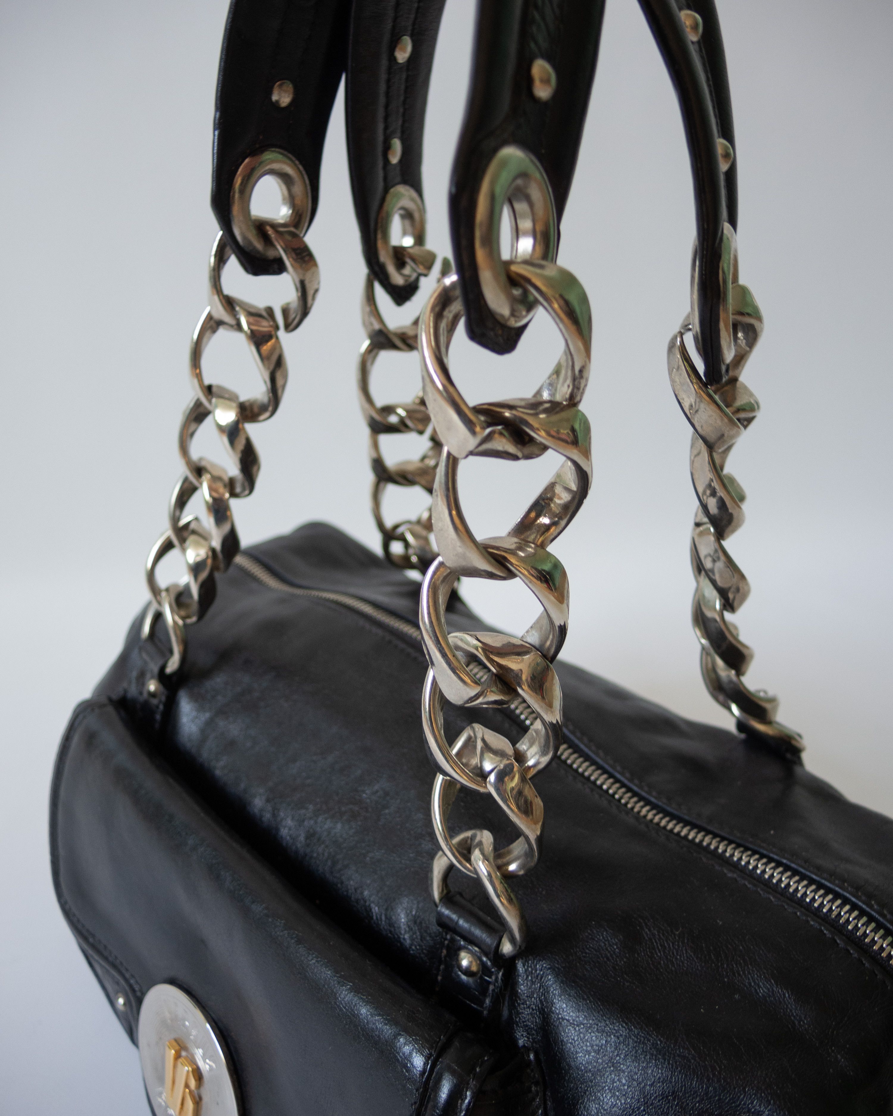 Versace Vintage Versus croco details handbag Size ONE SIZE - 12 Thumbnail