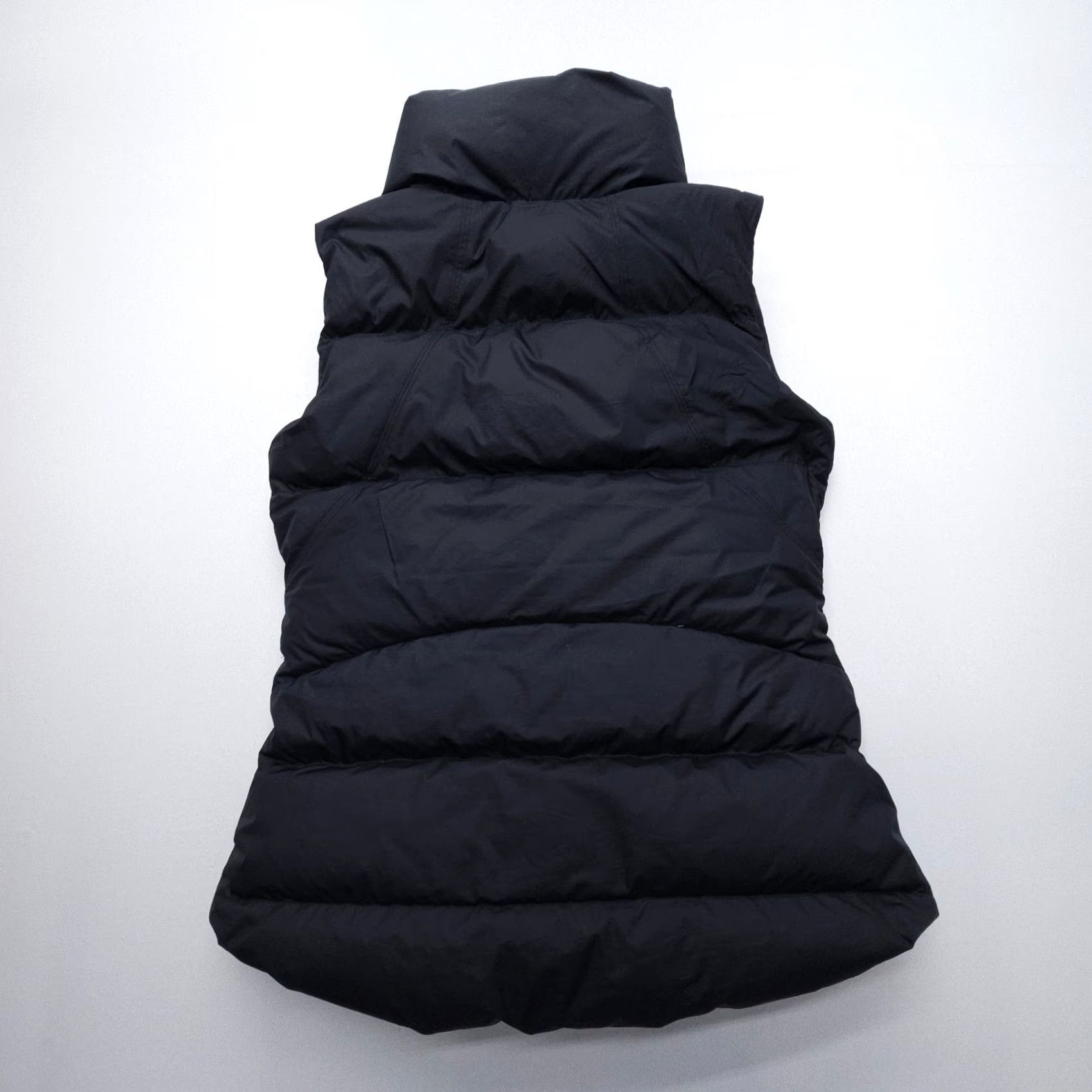 Athleta Athleta Vest Womens Large Black Quilted Down Puffer Mid-Length Jacket/Coat Sleeveless Insulated Regular Fit Casual Size L / US 10 / IT 46 - 2 Thumbnail