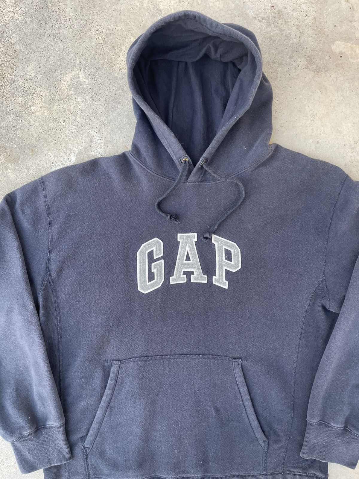 Gap × Vintage Vintage Gap Big Logo Pull Over Hoodie Size US L / EU 52-54 / 3 - 2 Thumbnail