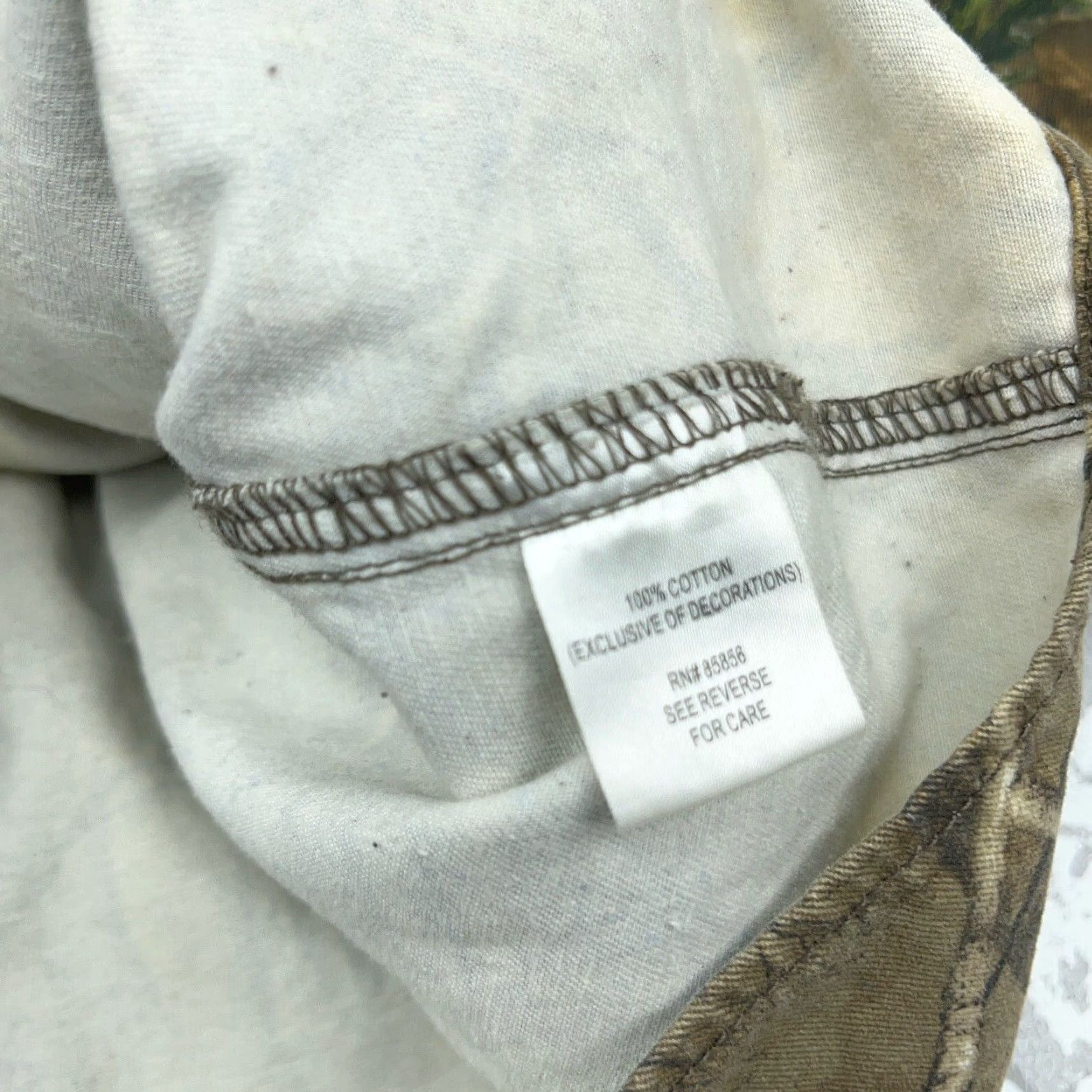 Realtree VINTAGE RealTree Camo Shirt Men Medium Brown Button Up Twill Denim Guide Series VTG Y2K Size US M / EU 48-50 / 2 - 6 Thumbnail