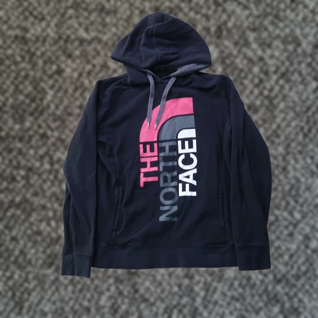 The North Face The North Face Hoodie Women's L Black Fleece Sweatshirt Hooded Zip Logo Long Sleeve Pullover Size L / US 10 / IT 46 - 1 Thumbnail