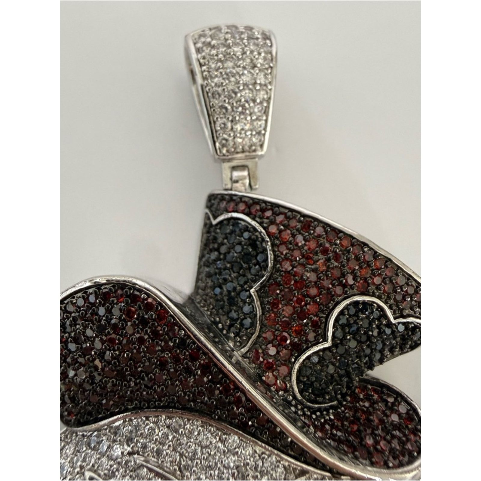 Other Hatchet Men unisex sterling silver crystals pendant 390$ Size ONE SIZE - 5 Thumbnail