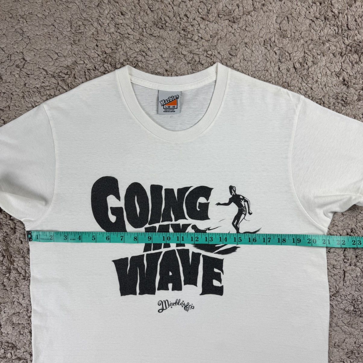 Japanese Brand Vintage Marbles & Co Japan Going My Wave T-shirt Size US L / EU 52-54 / 3 - 12 Thumbnail