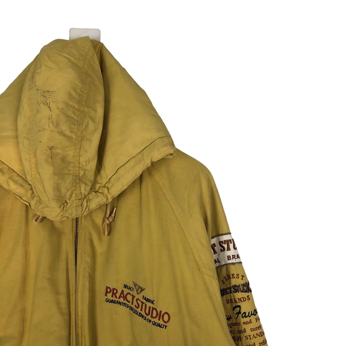 Japanese Brand VINTAGE BOMBER JACKET PRACT STUDIO ISSEY MIYAKE BIG LOGO Size US M / EU 48-50 / 2 - 5 Thumbnail