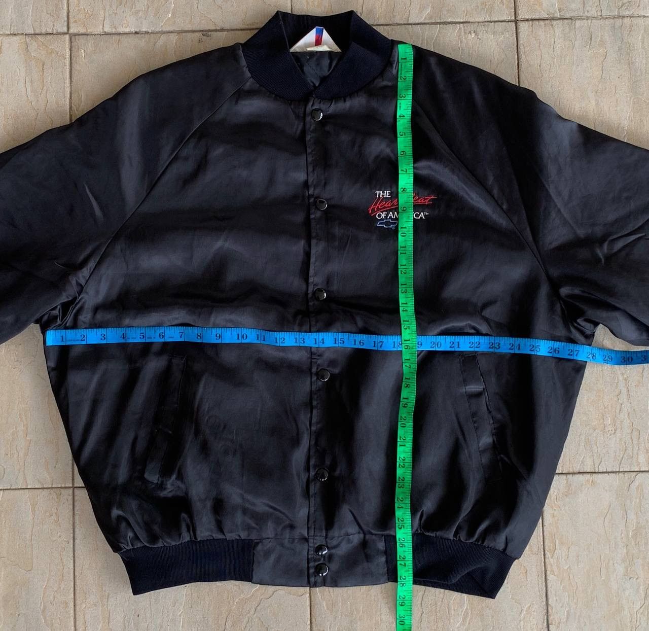 Chevrolet Vintage 90s MADE IN USA CHEVROLET Backhit Varsity Jacket Size US XXL / EU 58 / 5 - 8 Thumbnail