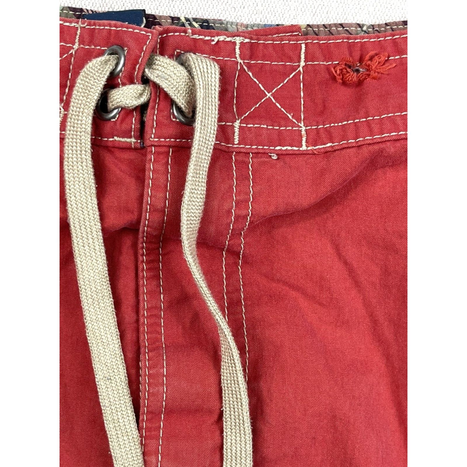 Polo Ralph Lauren VINTAGE Polo Ralph Lauren Mens Cargo Military Fishing Swim Trunks Lined Sz L 90s Red Cotton Quick Dry Pockets Casual Shorts Size US S / EU 44-46 / 1 - 8 Thumbnail