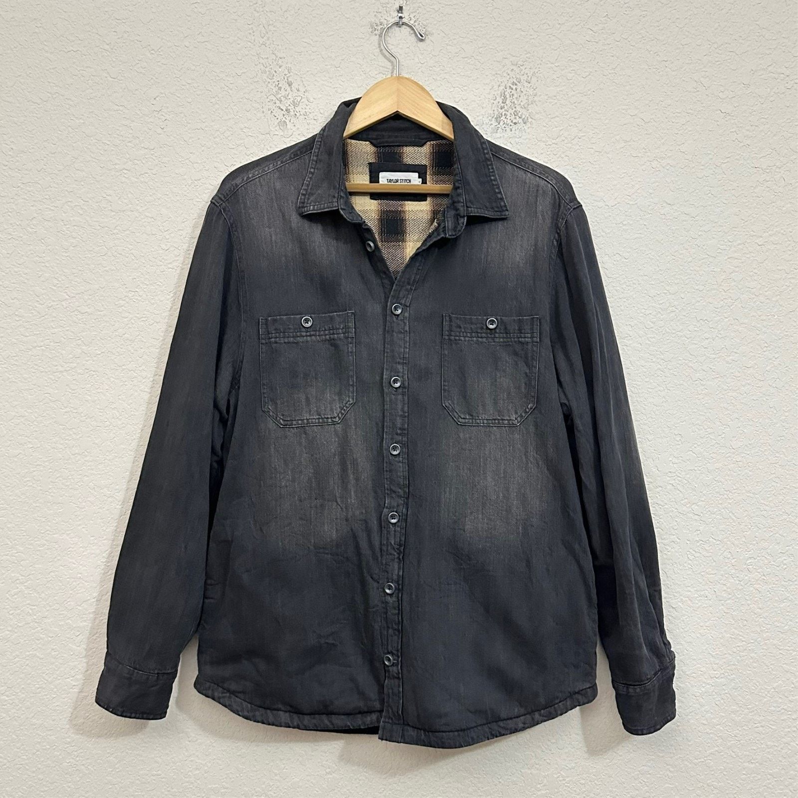 Taylor Stitch TAYLOR STITCH Shirt Jacket Plaid Lined Button Up Shacket Size US M / EU 48-50 / 2 - 1 Thumbnail