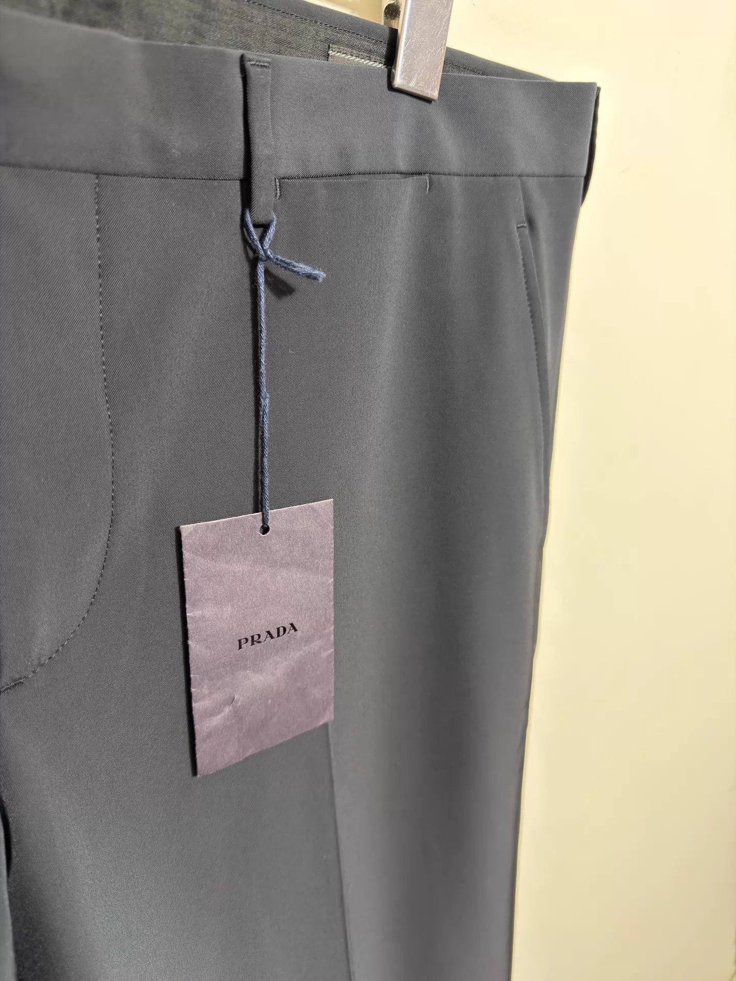 Prada Prada Straight-Leg Tech Trousers 54/56 Black Nylon-Spandex Size US 38 / EU 54 - 3 Thumbnail