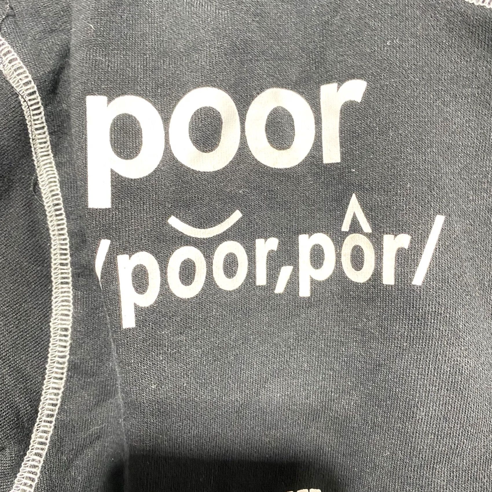 Vintage Bored & Poor Definition Skater Hoodie Unbranded M Unisex Adults Black Pullover Embroidered Hoodie 21” P2P 24” Length Mens Womens Boys Girls Size US M / EU 48-50 / 2 - 2 Thumbnail