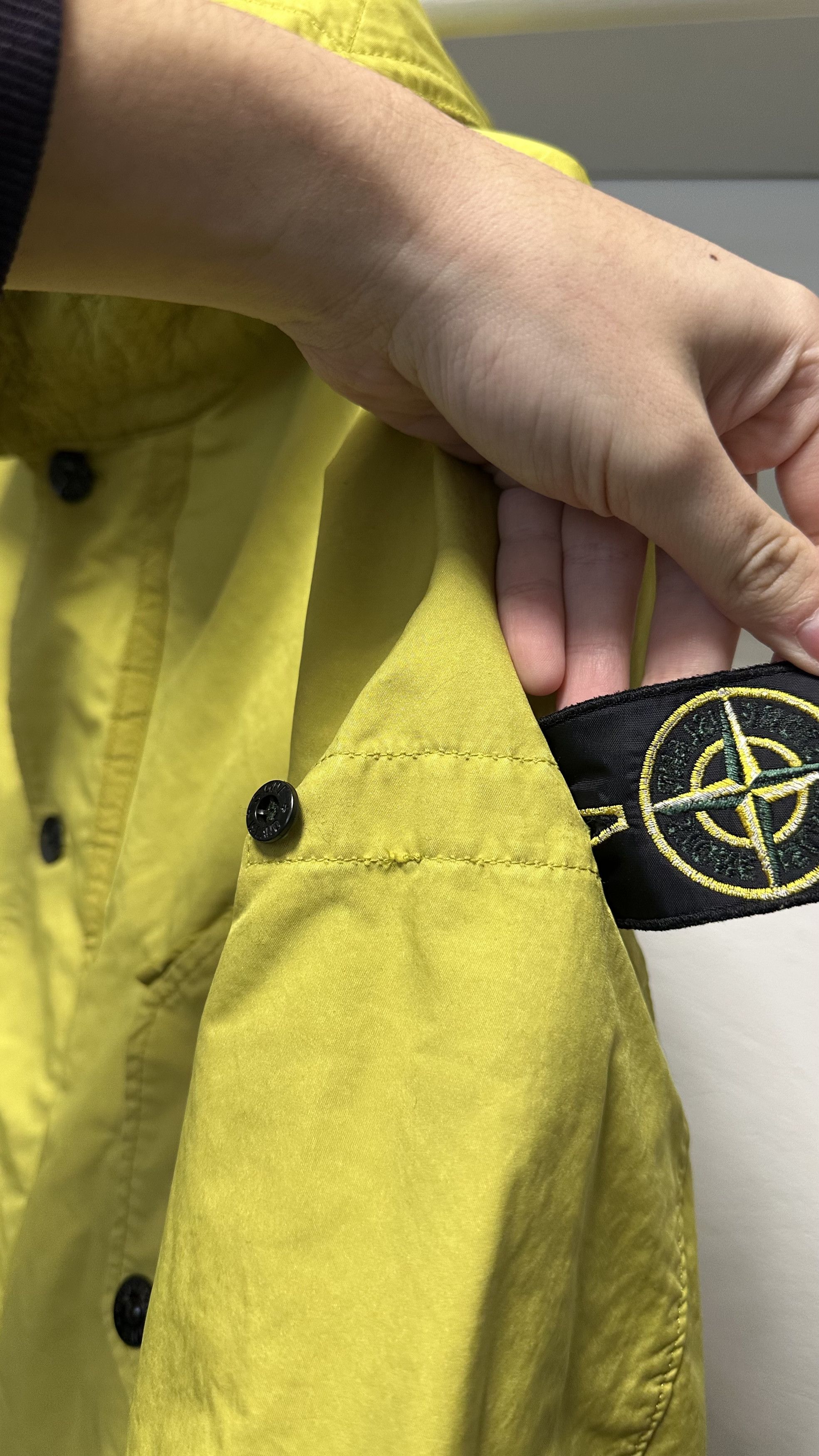 Stone Island Stone Island Yellow David TC Garment Dyed Parka Jacket Size US S / EU 44-46 / 1 - 10 Thumbnail
