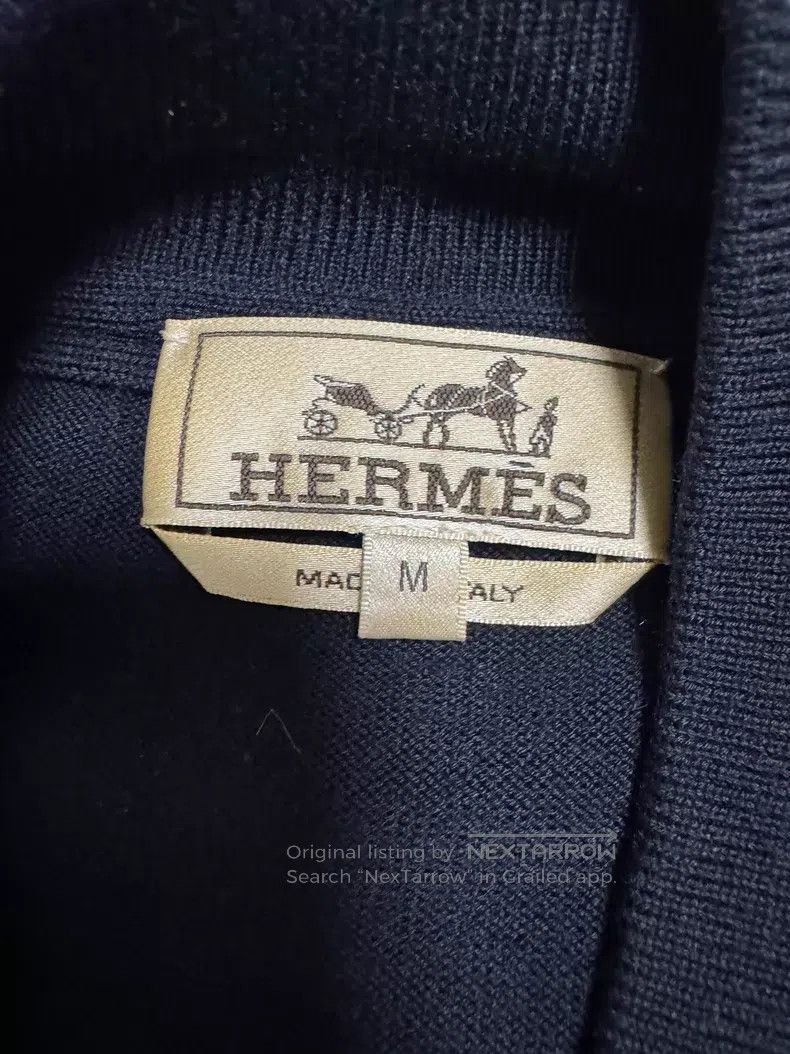 Hermes Hermes Wool and Leather Blazer, 100% Wool + 100% Sheep Lea Size US M / EU 48-50 / 2 - 7 Thumbnail