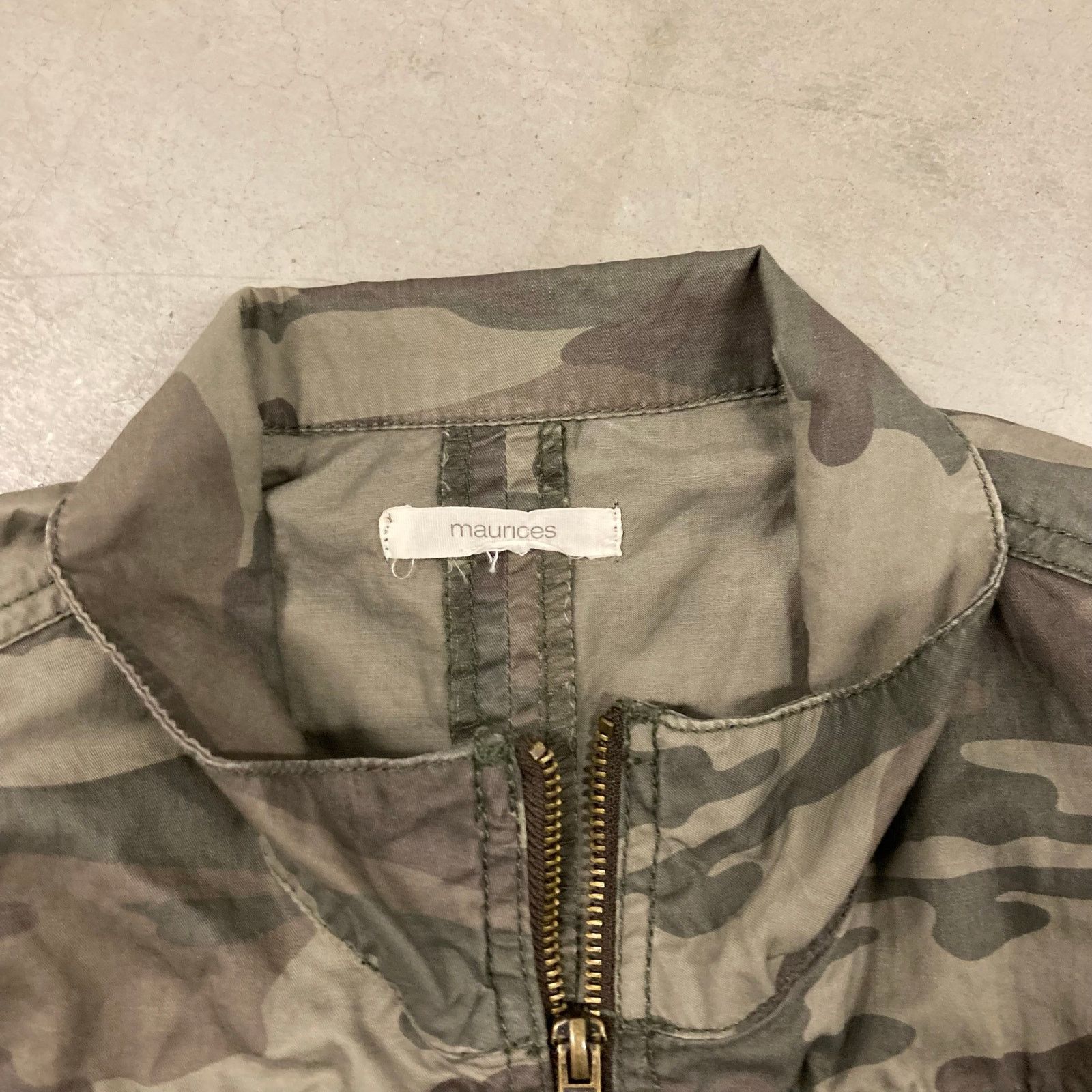 Vintage Y2K Maurices camo vest jacket Size M / US 6-8 / IT 42-44 - 4 Thumbnail
